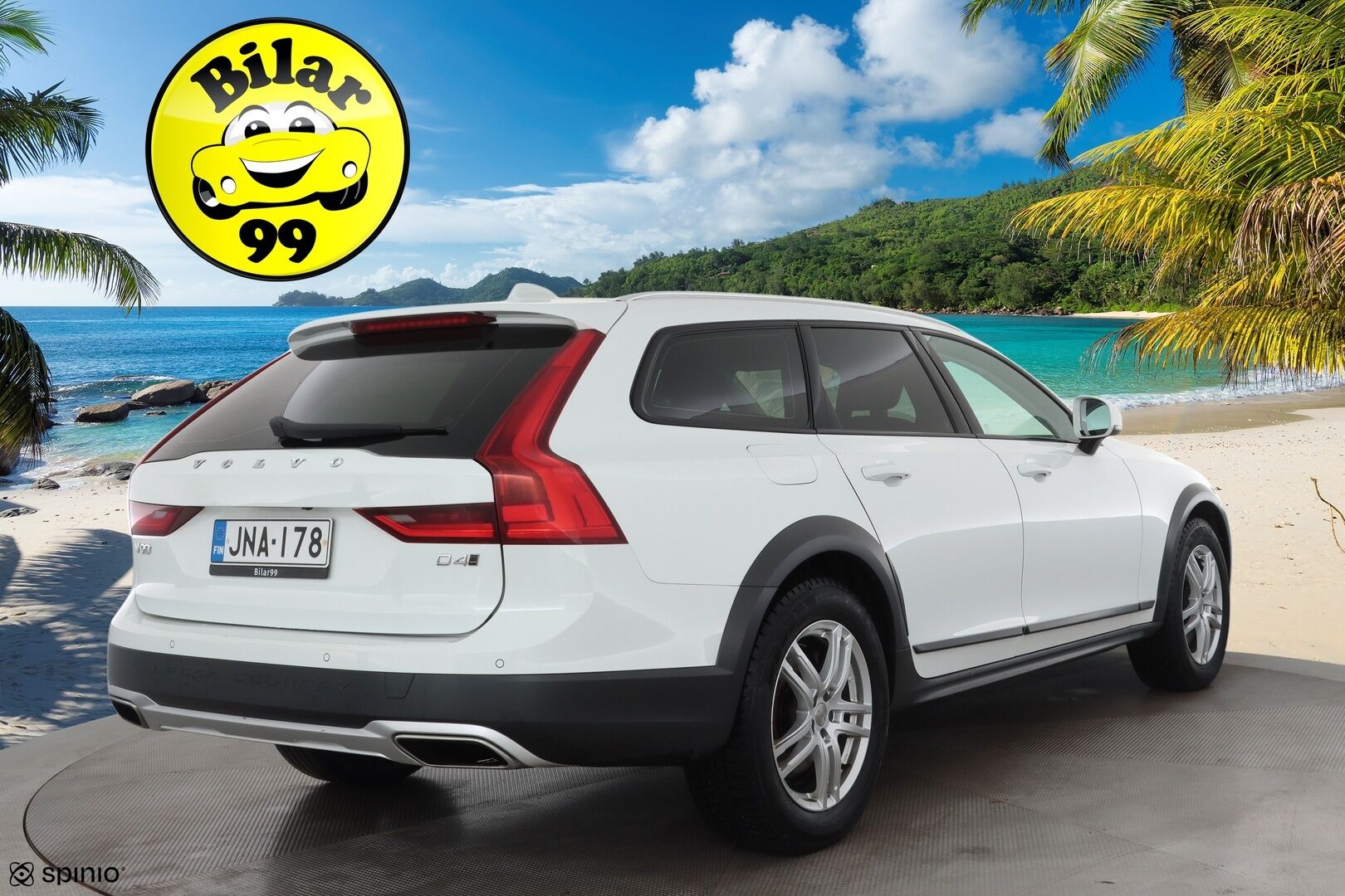 Volvo V90 Cross Country 2018 D4 AWD Business aut * Pilot assist / LED / High Performance audio / Webasto / Koukku / P.Kamera / Keyless * - Kahdet renkaat / Huippu neliveto / Kattavat varusteet - HULLUT AVAJAISHULINAT KORKOTARJOUS 3,29 %