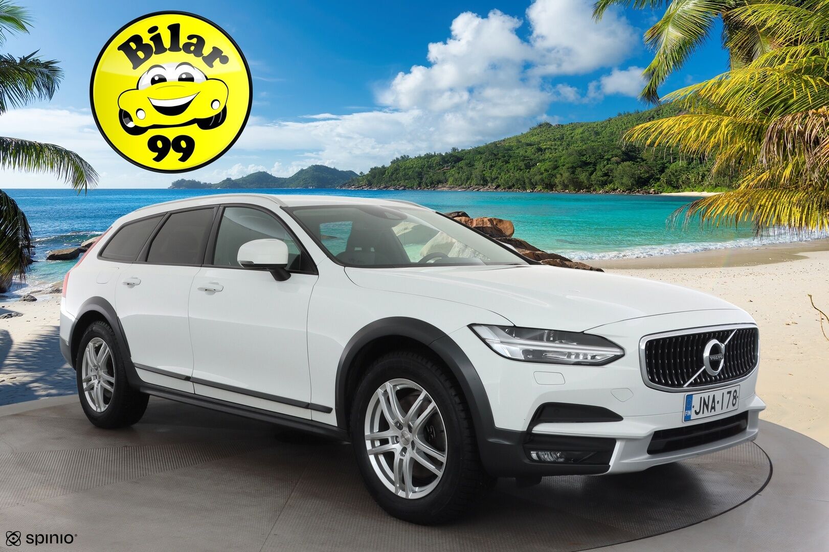 Volvo V90 Cross Country 2018 D4 AWD Business aut * Pilot assist / LED / High Performance audio / Webasto / Koukku / P.Kamera / Keyless * - Kahdet renkaat / Huippu neliveto / Kattavat varusteet - HULLUT AVAJAISHULINAT KORKOTARJOUS 3,29 %