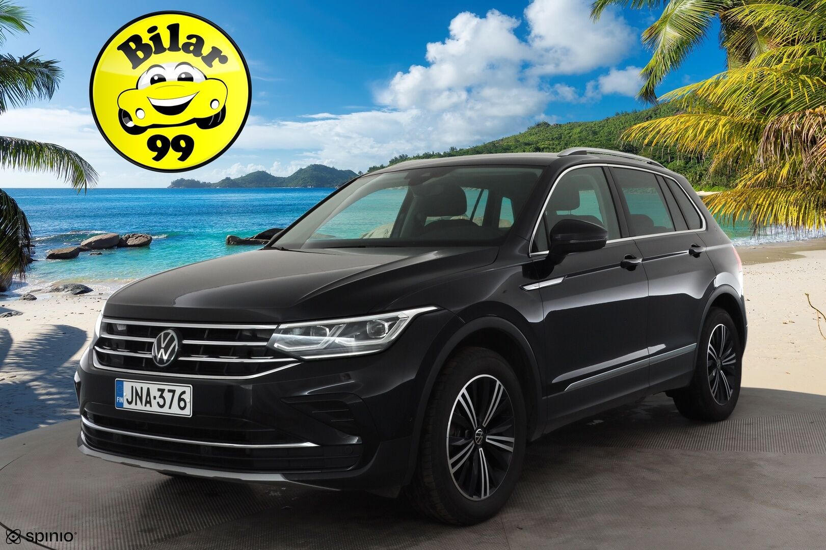 Volkswagen Tiguan 2023 Style 2,0 TDI SCR 147 kW 4MOTION DSG * ACC / P.kamera / IQ.Light / Webasto / Navi / Koukku / Hierovat penkit / KeylessGo * - 1.Om Suomi-auto / Kahdet renkaat aluvanteilla / Merkkihuollettu - HULLU BLACKWEEK KORKOTARJOUS 2,49%