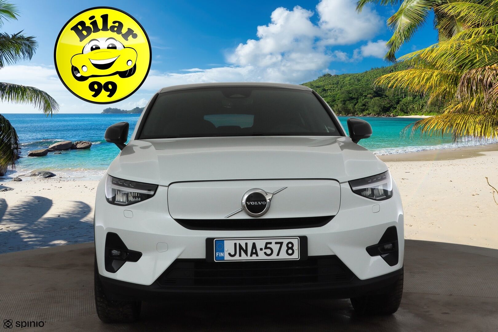 Volvo C40 2023 Recharge Twin Plus aut * ACC / P.kamera / ILP / Muistipenkki / Lasikatto / KeylessGo / BLIS / Sähköluukku / LED / Navi * - 1.Om Suomi-auto / Kahdet renkaat aluvanteilla / Merkkihuollettu - HULLUT AVAJAISHULINAT KORKOTARJOUS 3,29 %