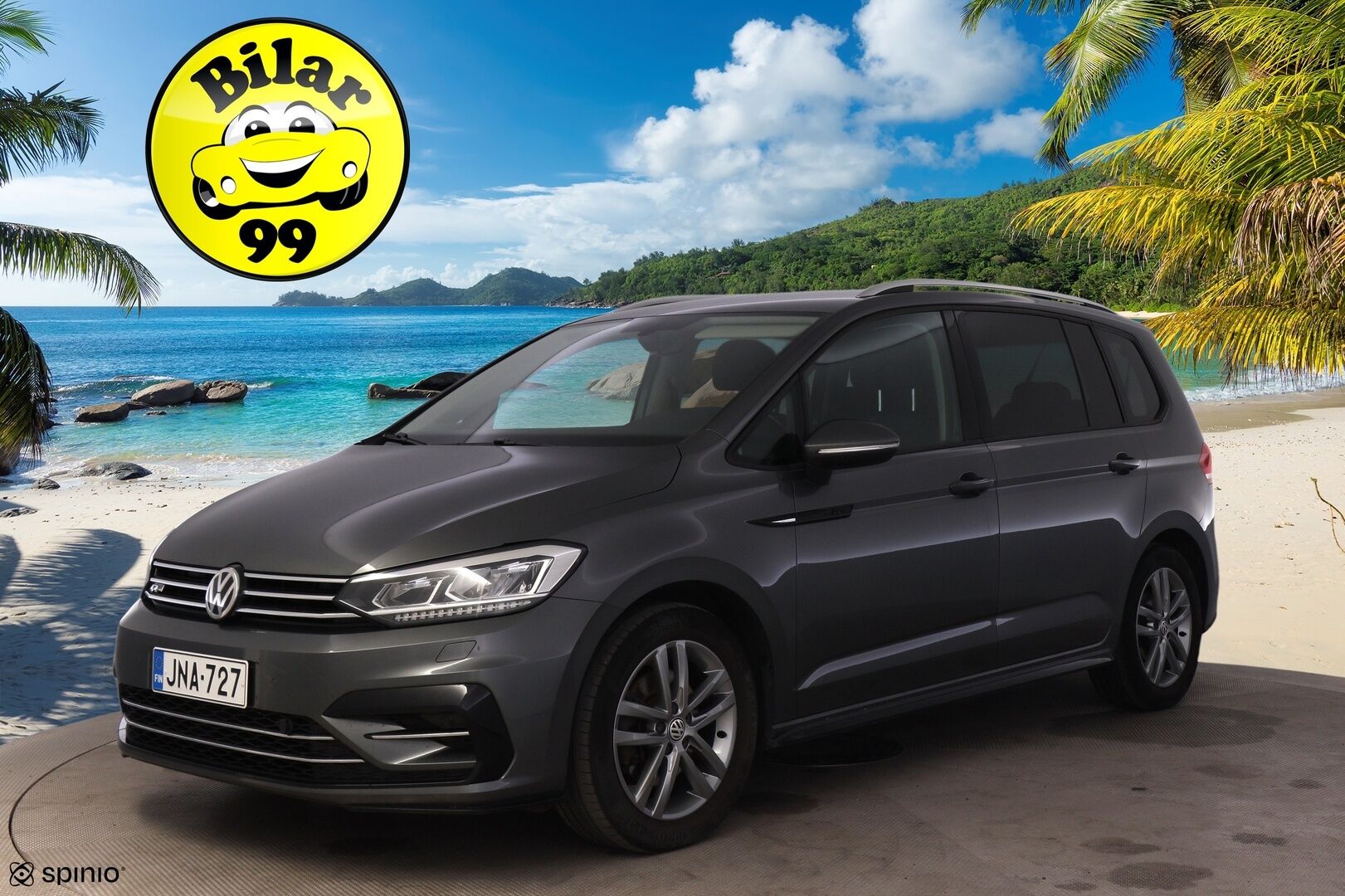 VOLKSWAGEN TOURAN 2017 1.4 TSI DSG R-Line *ACC / 7-P / P.Kamera / Bi-Led / Bluetooth* - Hyvin Huollettu / Uudet kesärenkaat - HULLUT BLACKWEEK JATKOT - KORKOTARJOUS 2,49%