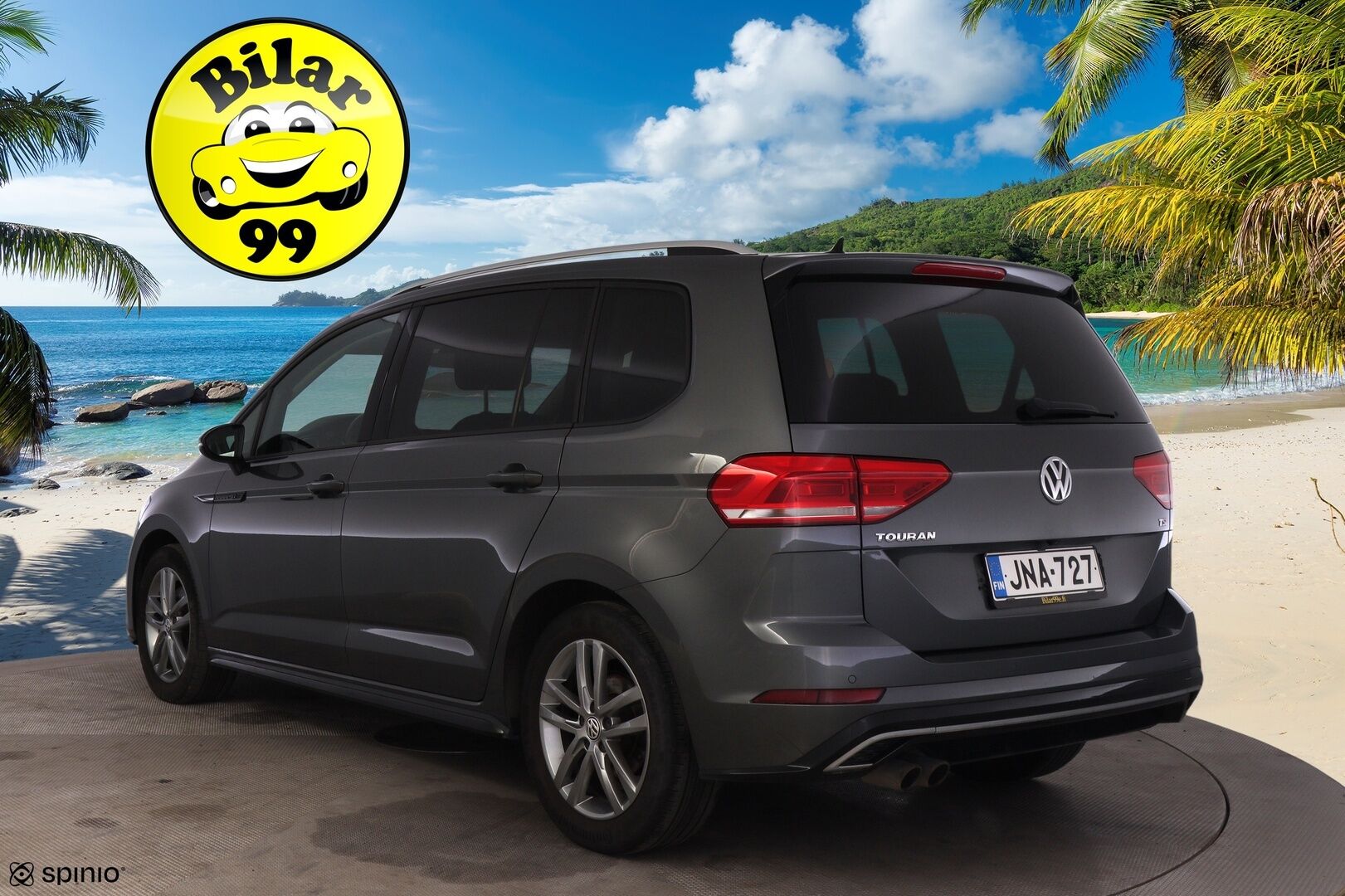 VOLKSWAGEN TOURAN 2017 1.4 TSI DSG R-Line *ACC / 7-P / P.Kamera / Bi-Led / Bluetooth* - Hyvin Huollettu / Uudet kesärenkaat - HULLU BLACKWEEK KORKOTARJOUS 2,49%