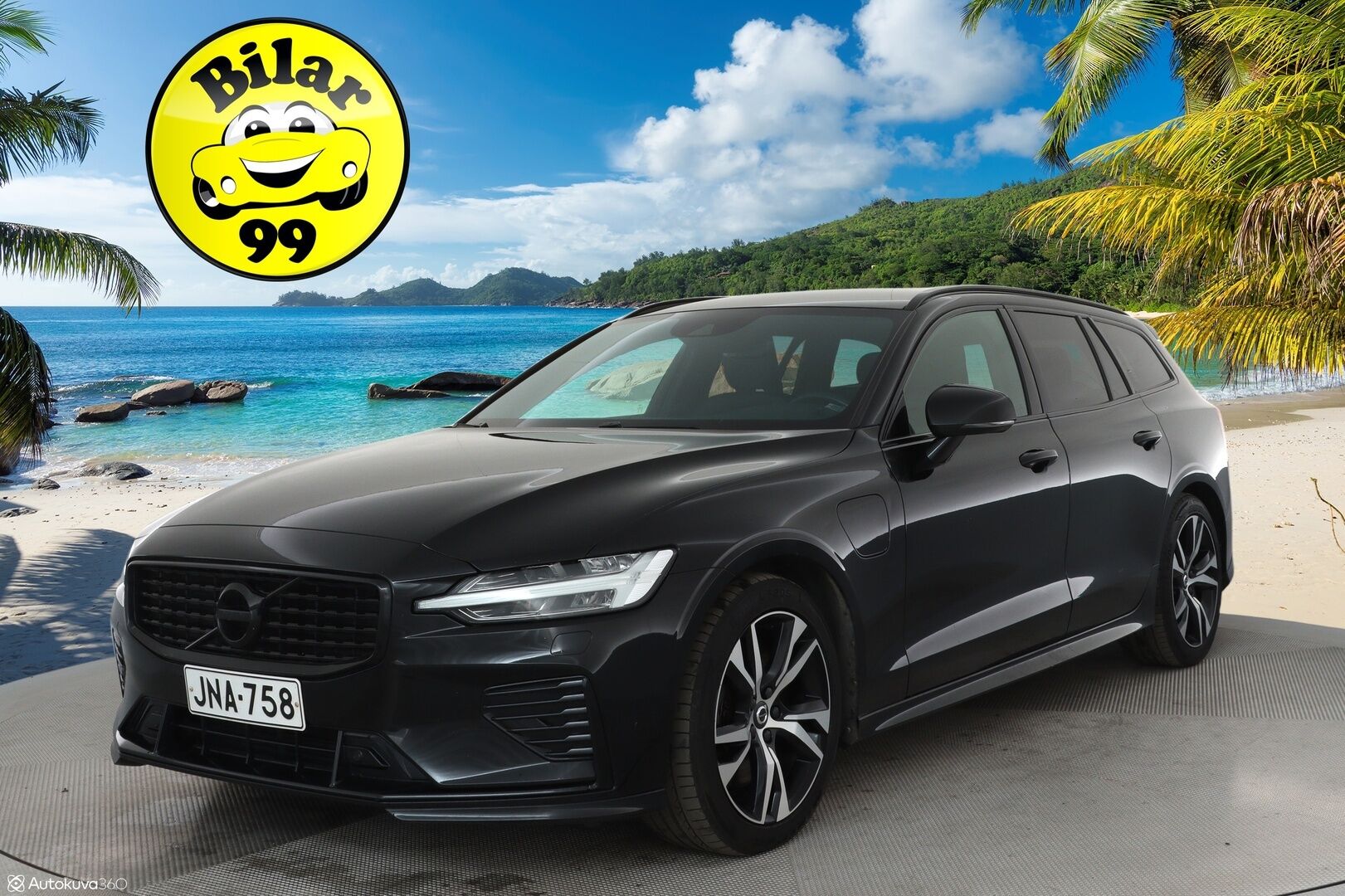 Volvo V60 2020 T8 TwE AWD R-Design aut **Adapt.vakkari / Pa-lämmitin / Sporttipenkit / Keyless / Apple&Android / VOC**