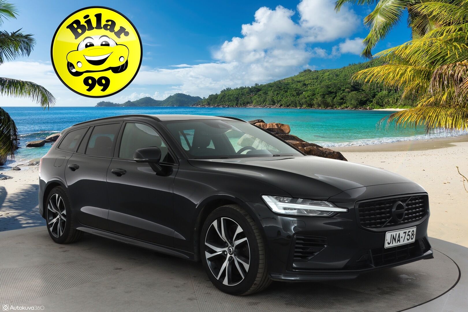 Volvo V60 2020 T8 TwE AWD R-Design aut **Adapt.vakkari / Pa-lämmitin / Sporttipenkit / Keyless / Apple&Android / VOC**