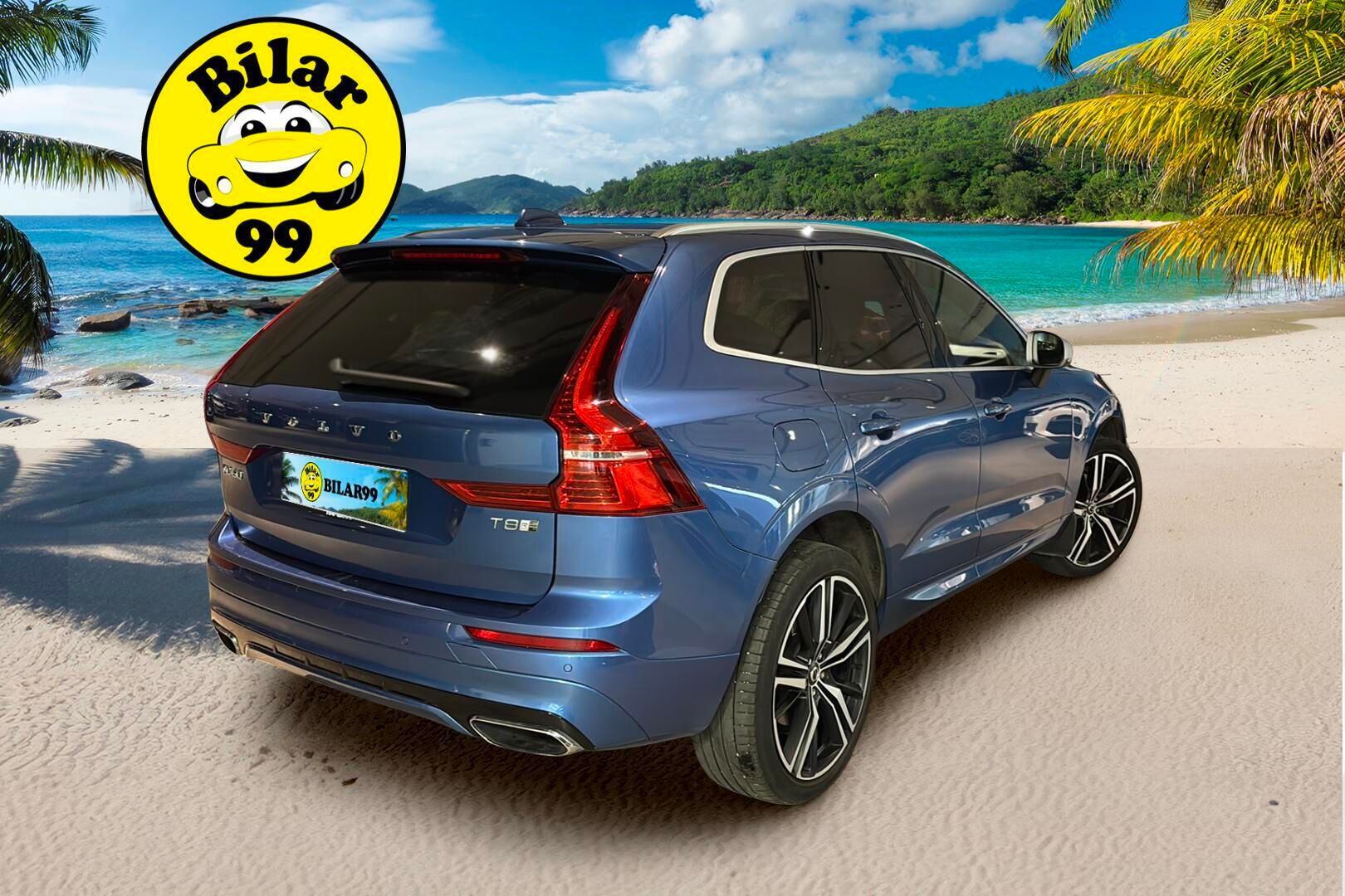Volvo XC60 2018 T8 AWD R-Design aut * B&W /VOC / Pilot assist / Panorama / Ilma-alusta / Muistipenkki / 360-kamera / Adapt. Led* - 3,99 % KORKOTARJOUS TÄHÄN AUTOON - Lähes täyteen varusteltu Volvo komealla Metallivärillä / Kattava huoltohistoria