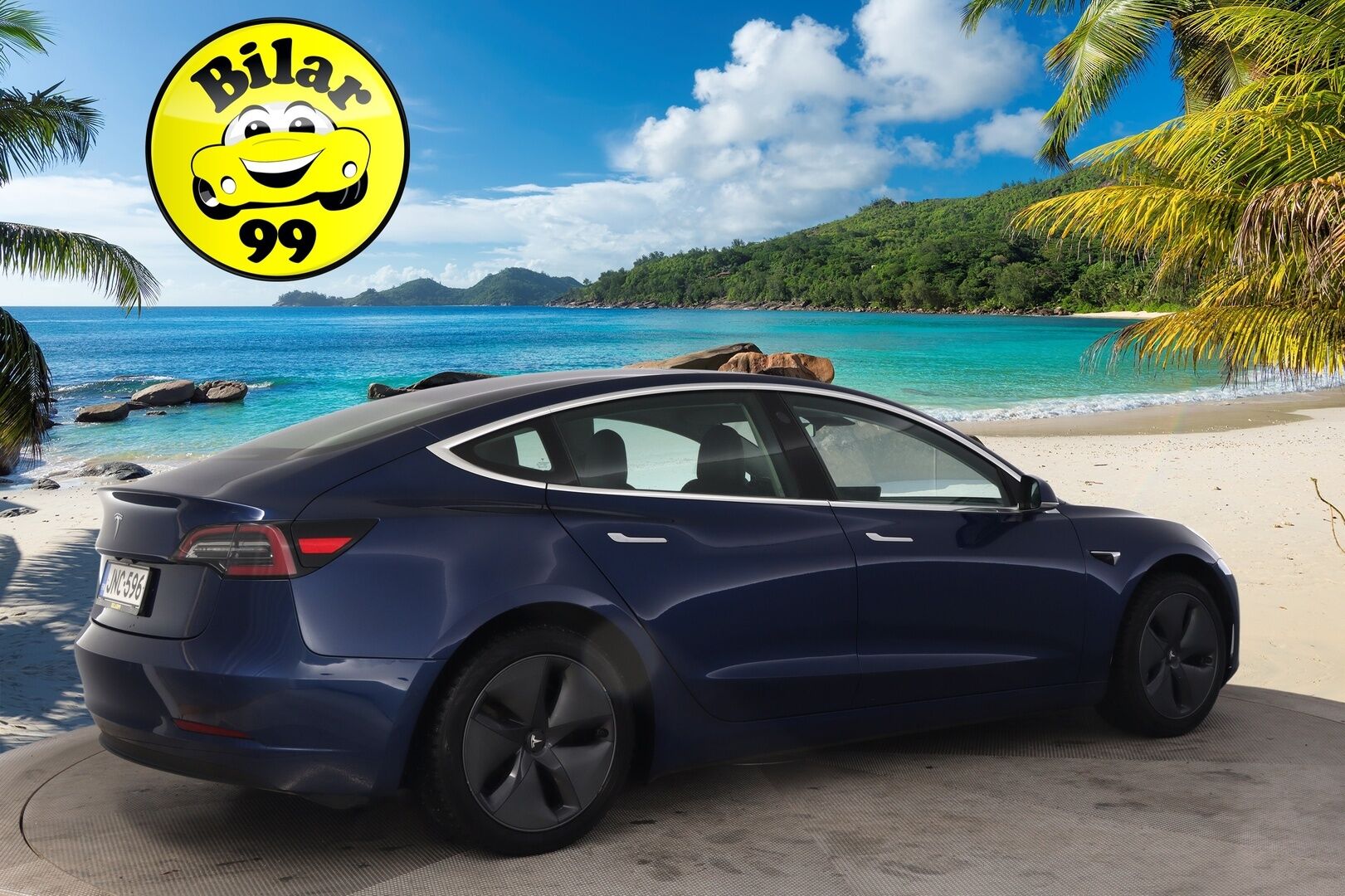 Tesla Model 3 2019 Standard Range Plus RWD * Lasikatto / Acc / Peruutuskamera / Musta Nahkasisusta* - Akku kuntotarkastettu! / Pitkä leima! - HULLU BLACKWEEK KORKOTARJOUS 2,49%