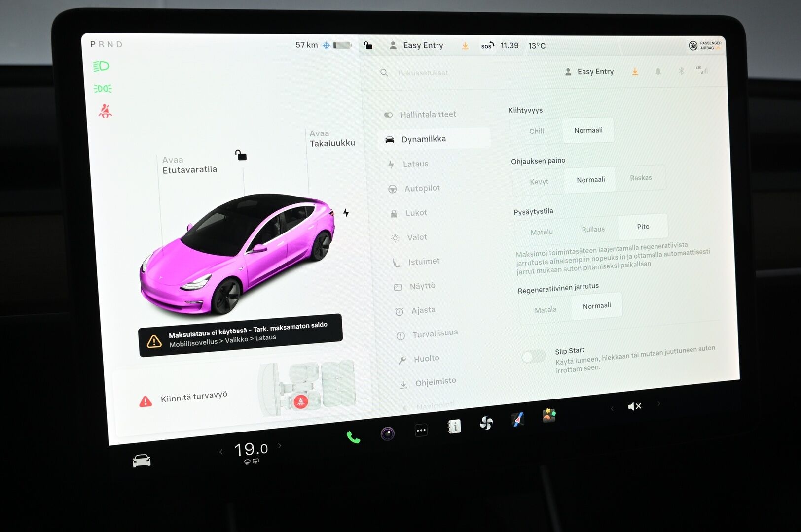 Tesla Model 3 2019 Standard Range Plus RWD * Lasikatto / Acc / Peruutuskamera / Musta Nahkasisusta* - Akku kuntotarkastettu! / Pitkä leima! - HULLU BLACKWEEK KORKOTARJOUS 2,49%