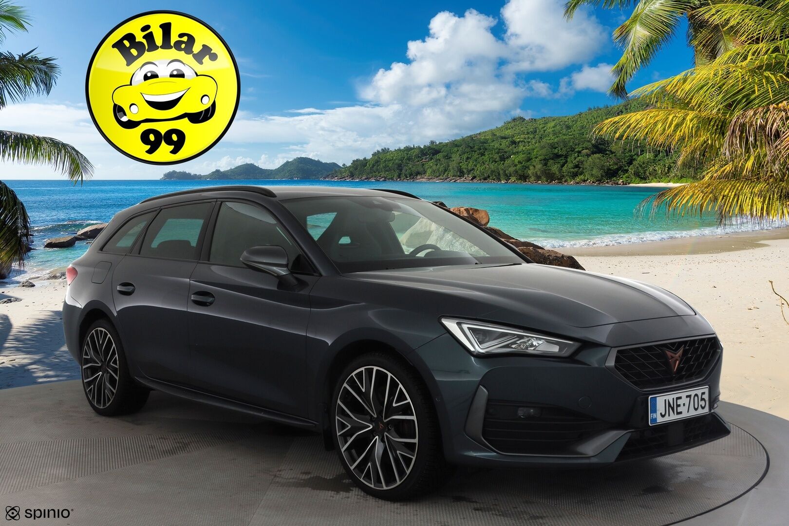 CUPRA Leon Sportstourer 2021 1,4 PHEV 180 kW e-HYBRID DSG * Sisätilanlämmitin / ACC / LED / Puolinahat / Navi / Kaistavahti / Keyless * - Kahdet renkaat - HULLU BLACKWEEK KORKOTARJOUS 2,49%