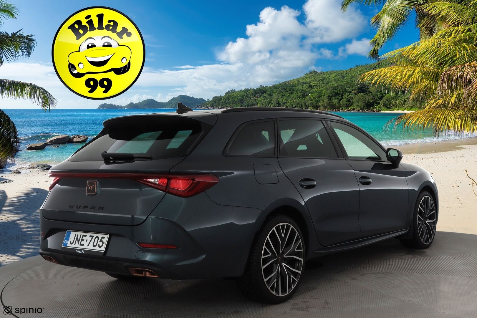 CUPRA Leon Sportstourer 2021 1,4 PHEV 180 kW e-HYBRID DSG * Sisätilanlämmitin / ACC / LED / Puolinahat / Navi / Kaistavahti / Keyless * - Kahdet renkaat - HULLU BLACKWEEK KORKOTARJOUS 2,49%