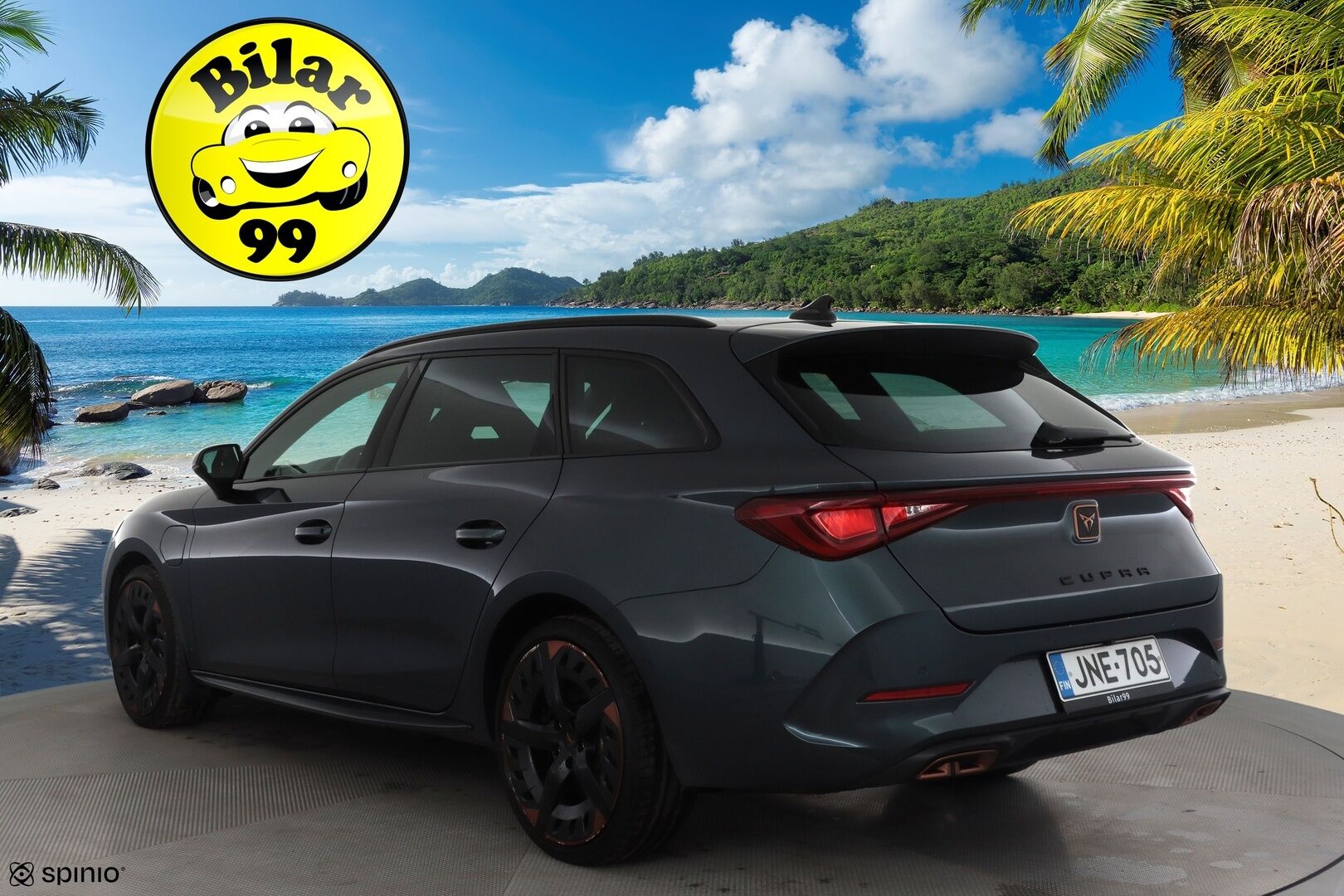 CUPRA Leon Sportstourer 2021 1,4 PHEV 180 kW e-HYBRID DSG * Sisätilanlämmitin / ACC / LED / Puolinahat / Navi / Kaistavahti / Keyless * - Kahdet renkaat - HULLU BLACKWEEK KORKOTARJOUS 2,49%