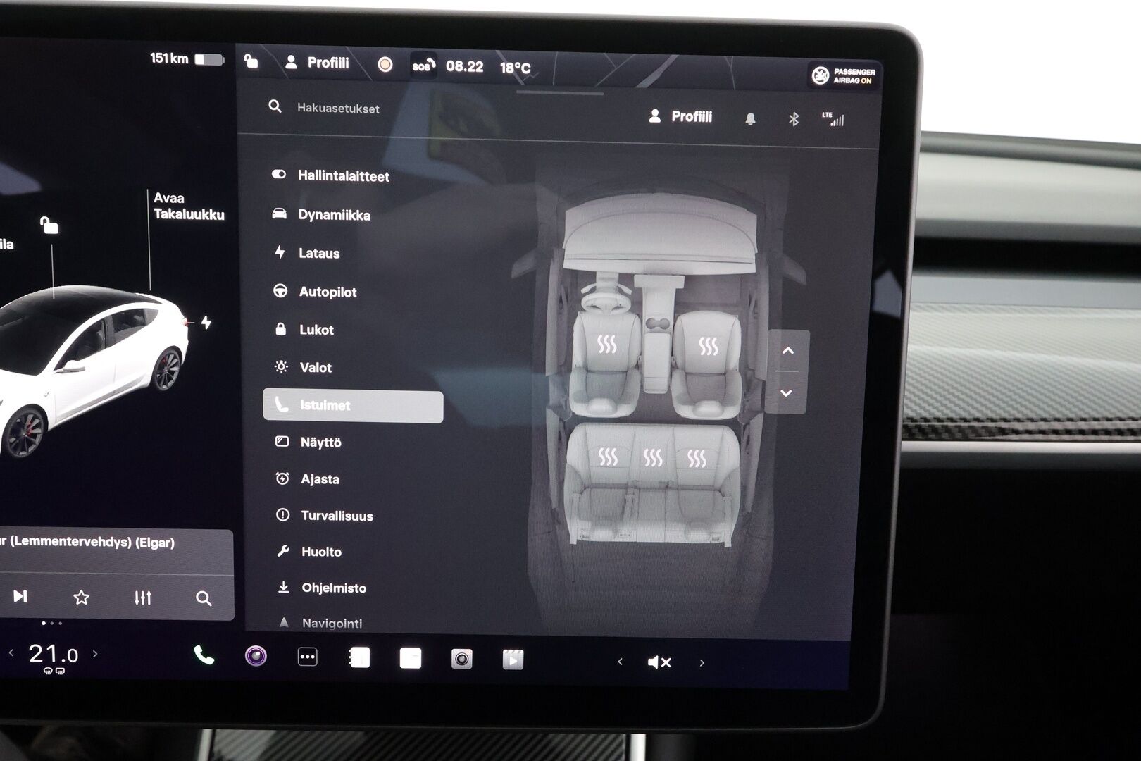 Tesla Model 3 2020 Long-Range Dual Motor AWD * ACC / Lasikatto / LED / P.kamera / Muistipenkki / Premium Audio / Navi / Kaistavahti * - 2x Latauskaapelit / * TUNING * - HULLU BLACKWEEK KORKOTARJOUS 2,49%