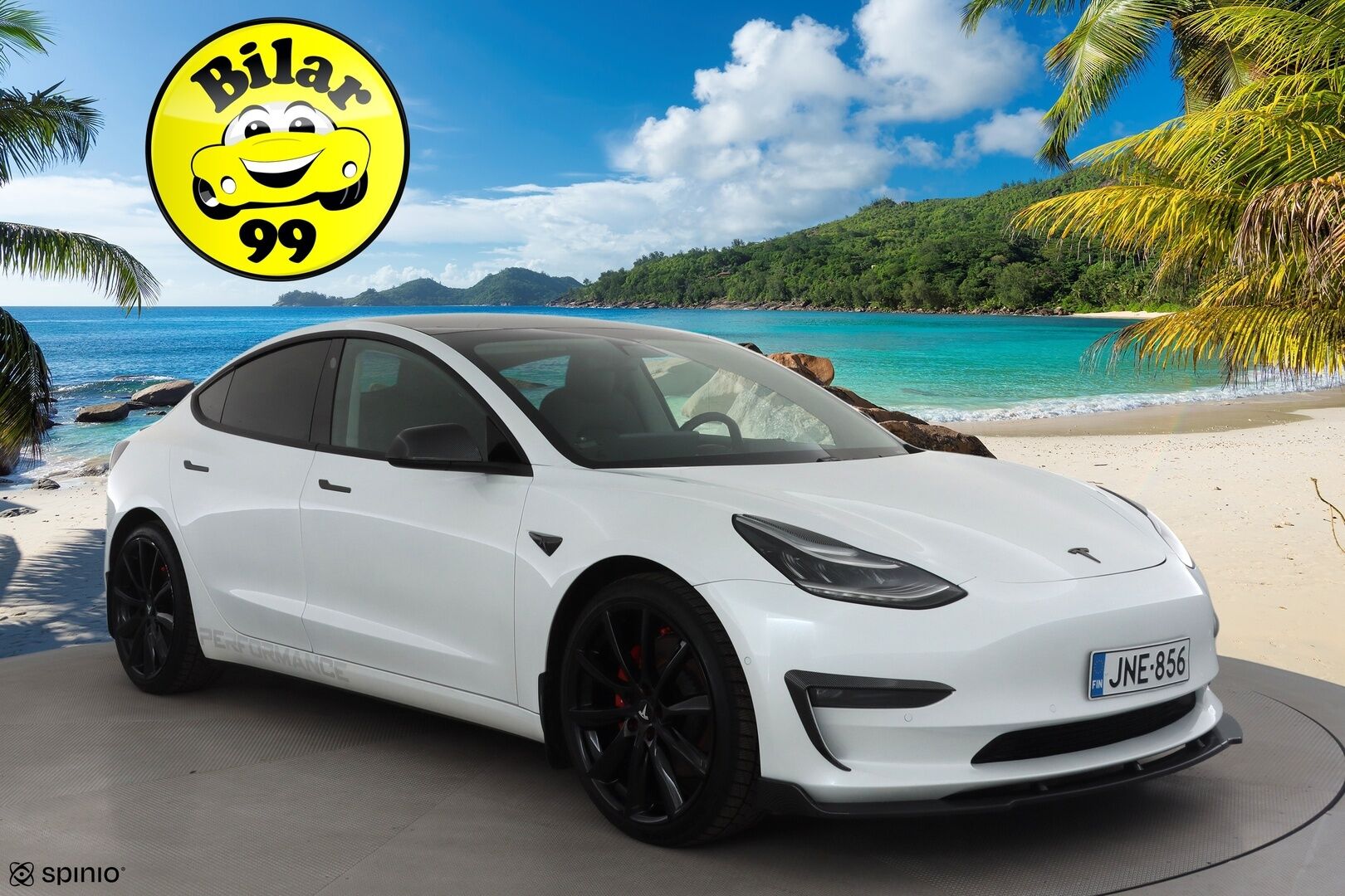 Tesla Model 3 2020 Long-Range Dual Motor AWD * ACC / Lasikatto / LED / P.kamera / Muistipenkki / Premium Audio / Navi / Kaistavahti * - 2x Latauskaapelit / * TUNING * - HULLU BLACKWEEK KORKOTARJOUS 2,49%