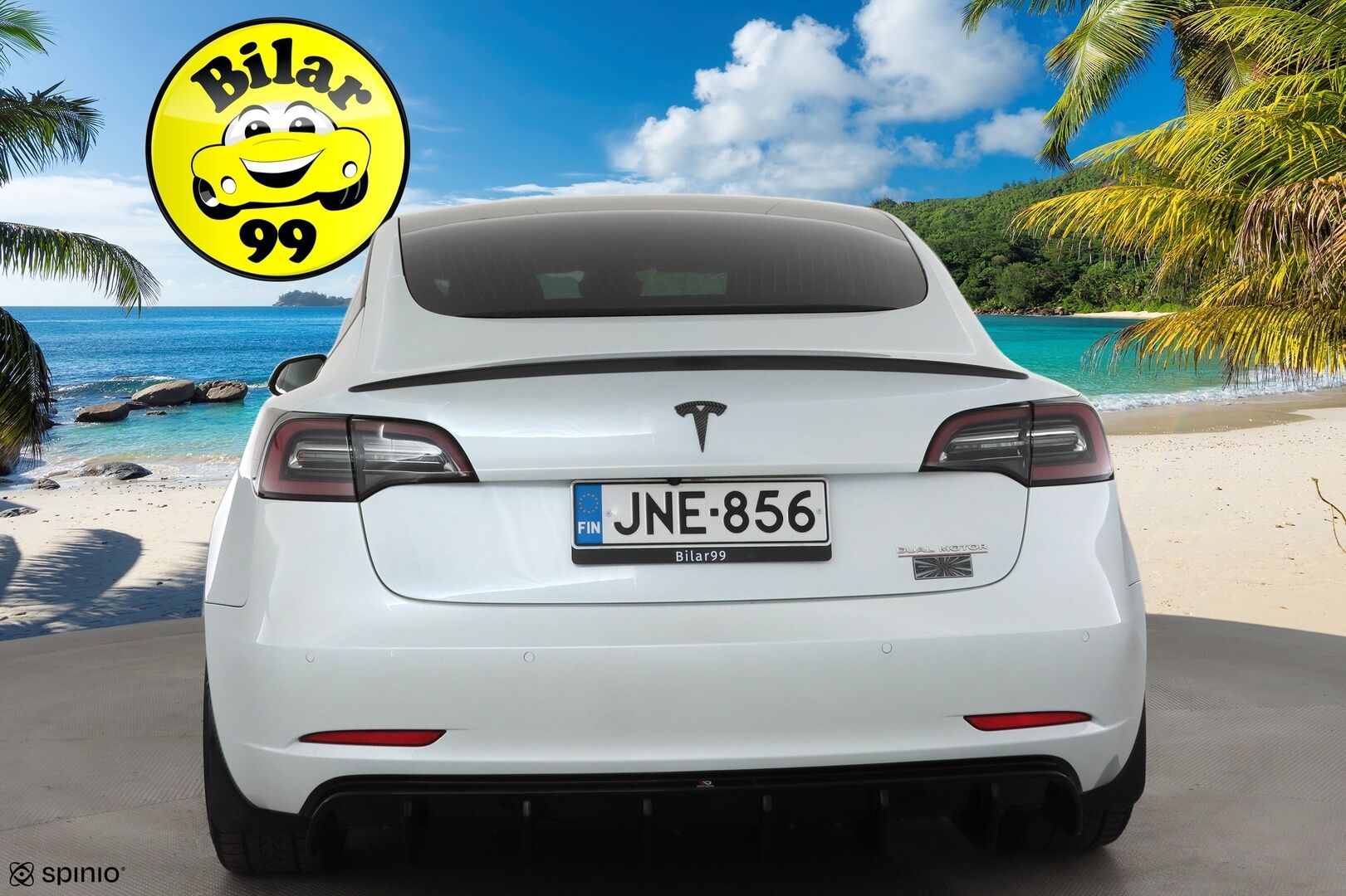 Tesla Model 3 2020 Long-Range Dual Motor AWD * ACC / Lasikatto / LED / P.kamera / Muistipenkki / Premium Audio / Navi / Kaistavahti * - 2x Latauskaapelit / * TUNING * - HULLU BLACKWEEK KORKOTARJOUS 2,49%