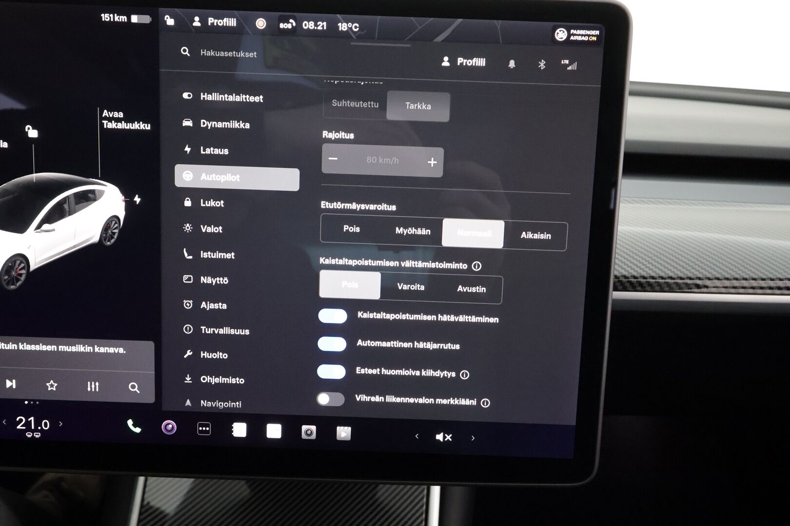 Tesla Model 3 2020 Long-Range Dual Motor AWD * ACC / Lasikatto / LED / P.kamera / Muistipenkki / Premium Audio / Navi / Kaistavahti * - 2x Latauskaapelit / * TUNING * - HULLU BLACKWEEK KORKOTARJOUS 2,49%