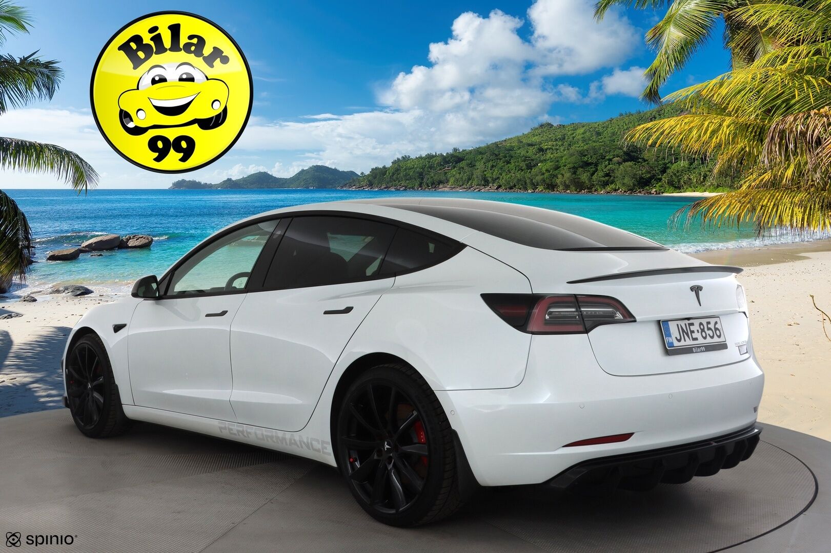 Tesla Model 3 2020 Long-Range Dual Motor AWD * ACC / Lasikatto / LED / P.kamera / Muistipenkki / Premium Audio / Navi / Kaistavahti * - 2x Latauskaapelit / * TUNING * - HULLU BLACKWEEK KORKOTARJOUS 2,49%