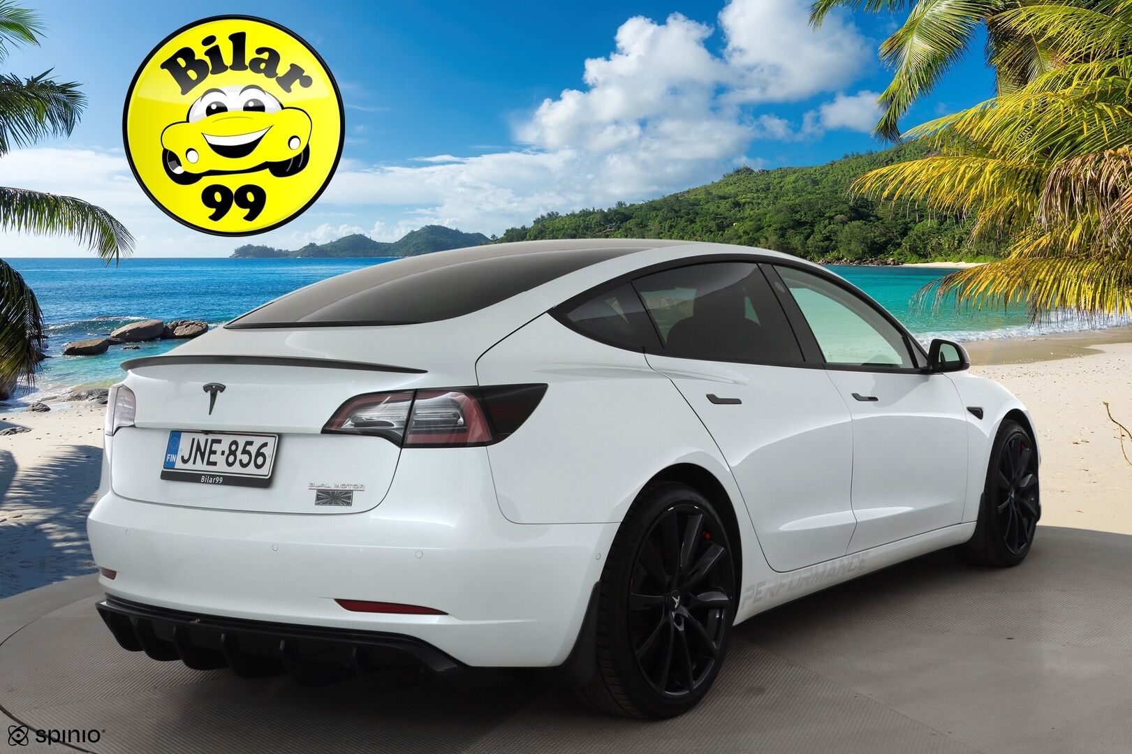 Tesla Model 3 2020 Long-Range Dual Motor AWD * ACC / Lasikatto / LED / P.kamera / Muistipenkki / Premium Audio / Navi / Kaistavahti * - 2x Latauskaapelit / * TUNING * - HULLU BLACKWEEK KORKOTARJOUS 2,49%