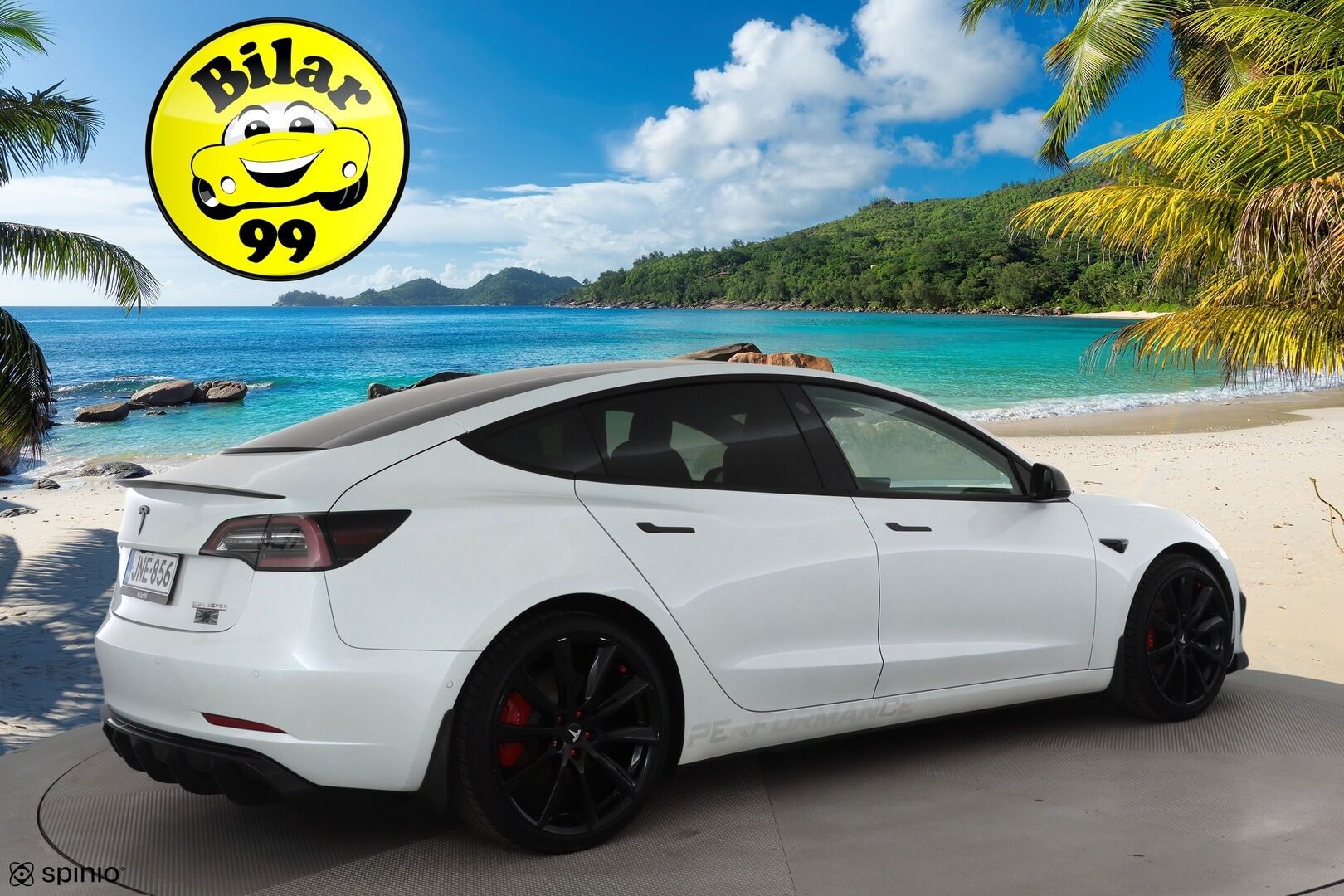 Tesla Model 3 2020 Long-Range Dual Motor AWD * ACC / Lasikatto / LED / P.kamera / Muistipenkki / Premium Audio / Navi / Kaistavahti * - 2x Latauskaapelit / * TUNING * - HULLU BLACKWEEK KORKOTARJOUS 2,49%
