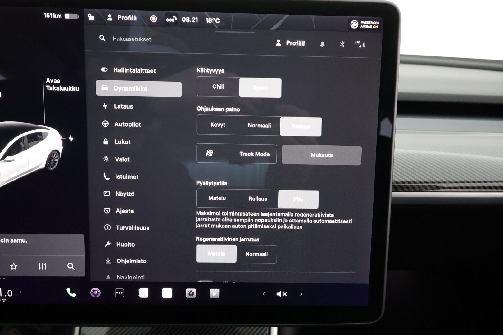 Tesla Model 3 2020 Long-Range Dual Motor AWD * ACC / Lasikatto / LED / P.kamera / Muistipenkki / Premium Audio / Navi / Kaistavahti * - 2x Latauskaapelit / * TUNING * - HULLU BLACKWEEK KORKOTARJOUS 2,49%