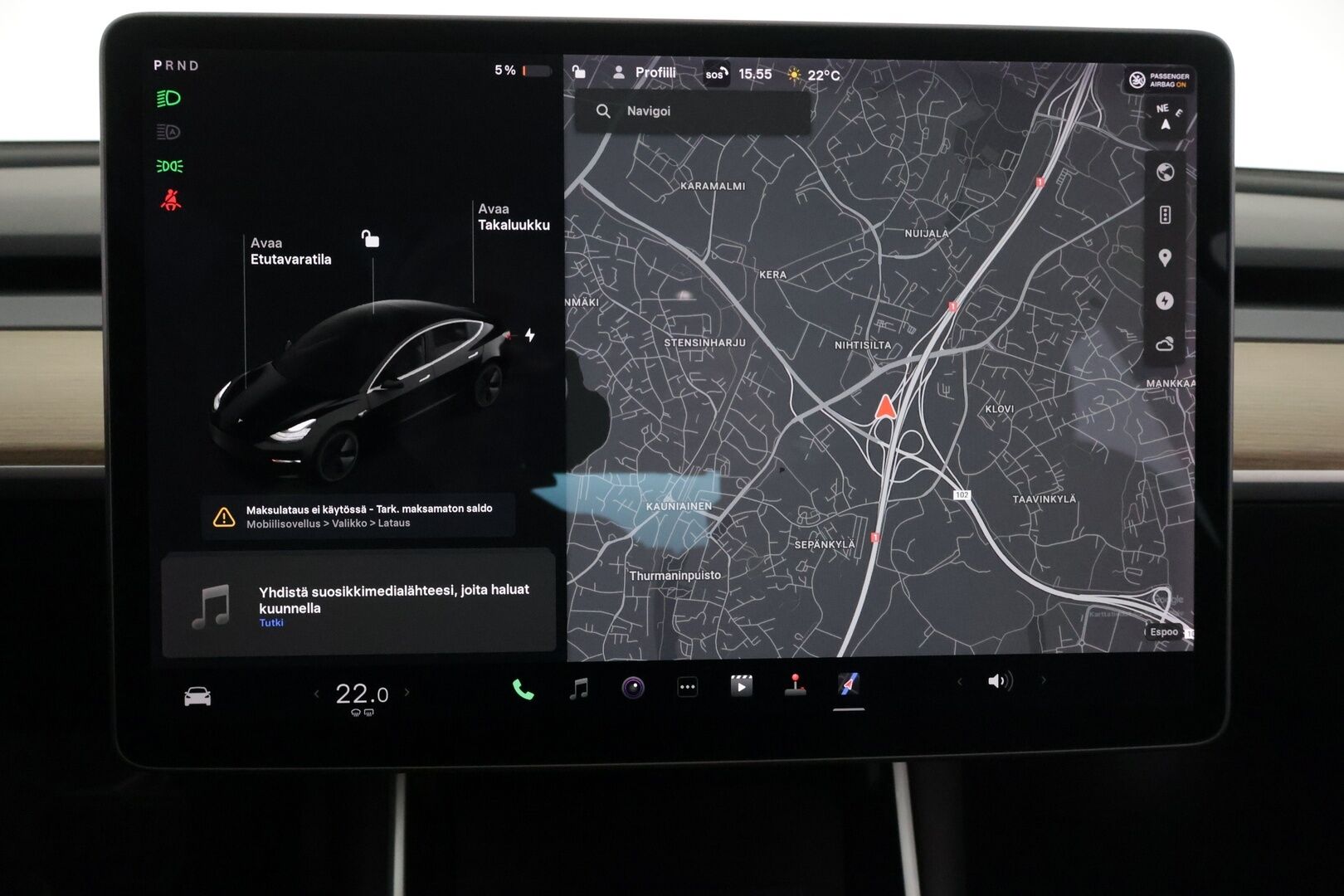 Tesla Model 3 2019 Long-Range Dual Motor AWD - *Autopilot / KeylessGo / Premium audio / Nahat / Lasikatto / P. kamera!*