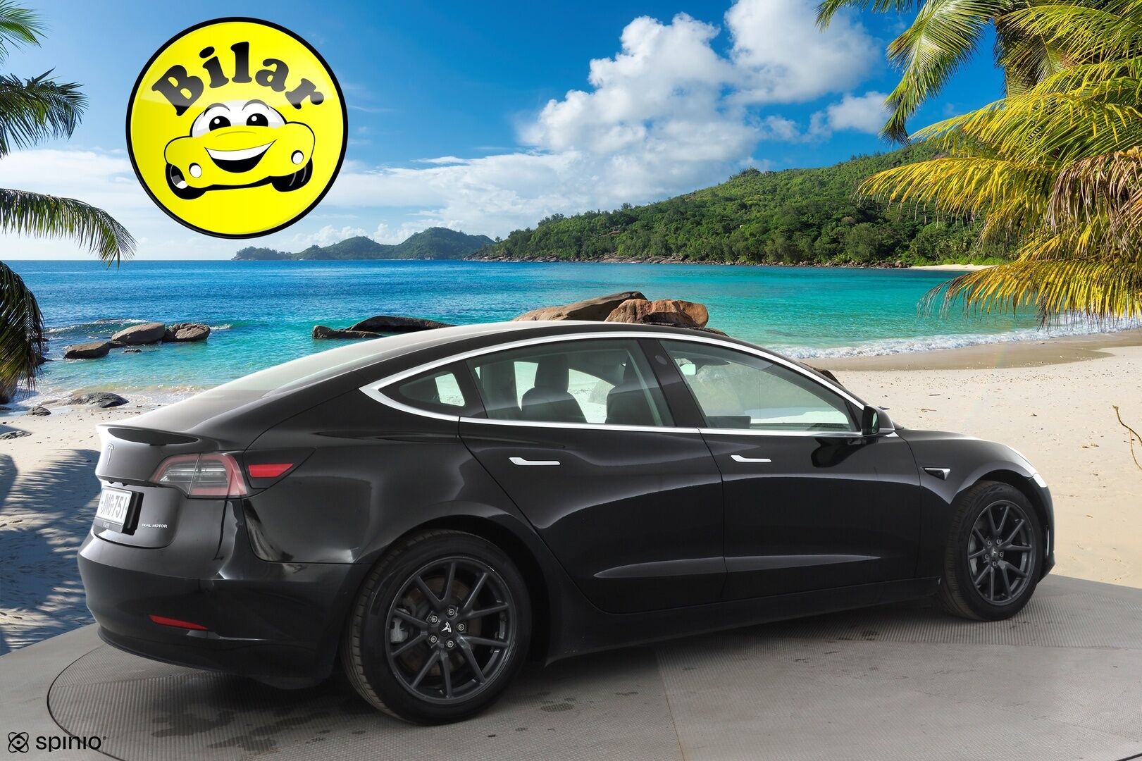 Tesla Model 3 2019 Long-Range Dual Motor AWD - | ACC | Lasikatto | Premium audio | Sähkönahat | Muistipenkki | LED | P.kamera | Akuston esilämmitys | Autosteer | 