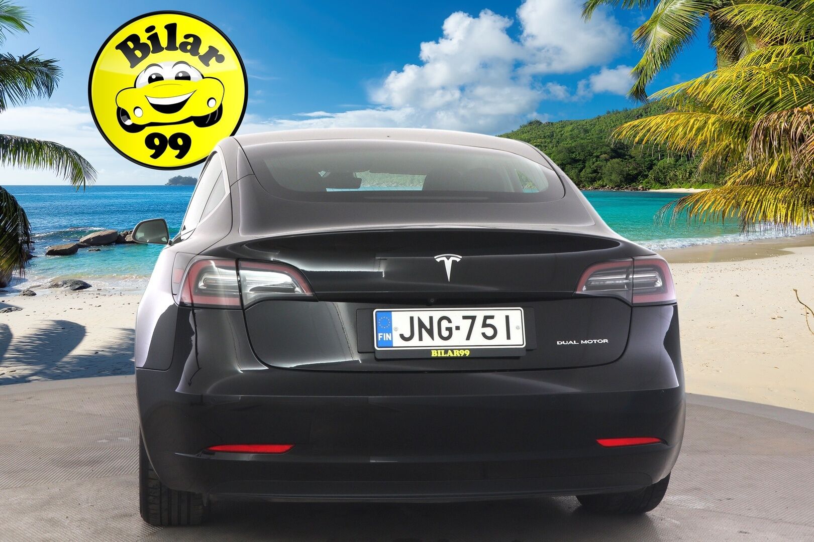 Tesla Model 3 2019 Long-Range Dual Motor AWD - *Autopilot / KeylessGo / Premium audio / Nahat / Lasikatto / P. kamera!*