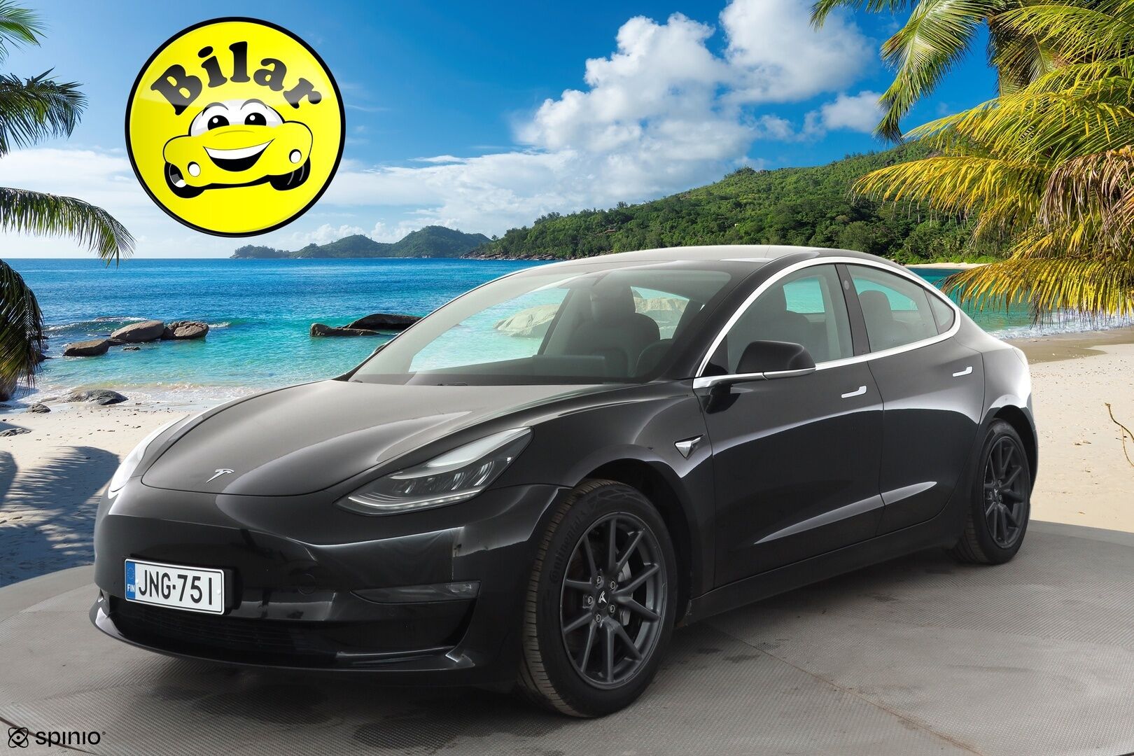 Tesla Model 3 2019 Long-Range Dual Motor AWD - | ACC | Lasikatto | Premium audio | Sähkönahat | Muistipenkki | LED | P.kamera | Akuston esilämmitys | Autosteer | 