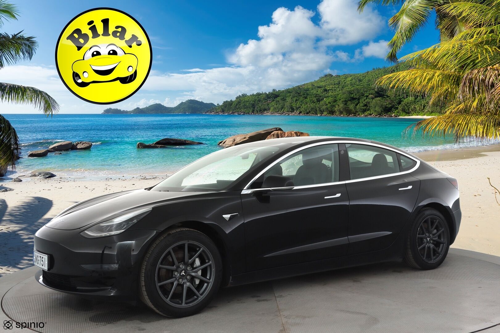 Tesla Model 3 2019 Long-Range Dual Motor AWD - | ACC | Lasikatto | Premium audio | Sähkönahat | Muistipenkki | LED | P.kamera | Akuston esilämmitys | Autosteer | 