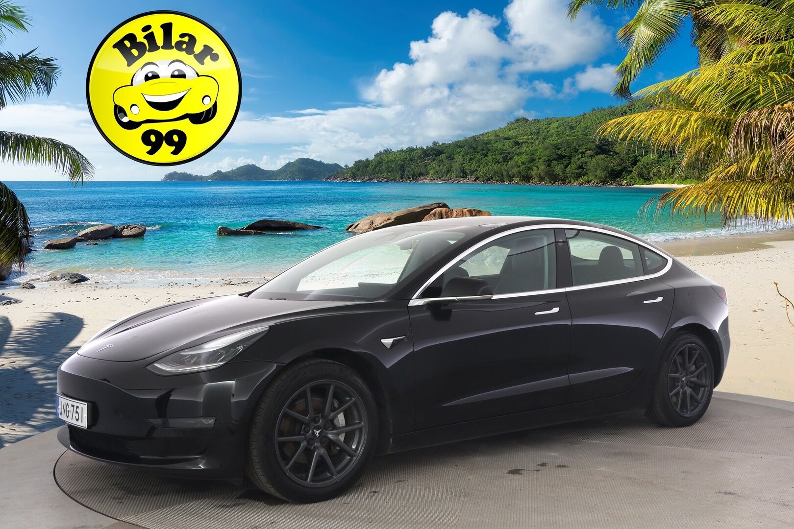 Tesla Model 3 2019 Long-Range Dual Motor AWD - *Autopilot / KeylessGo / Premium audio / Nahat / Lasikatto / P. kamera!*