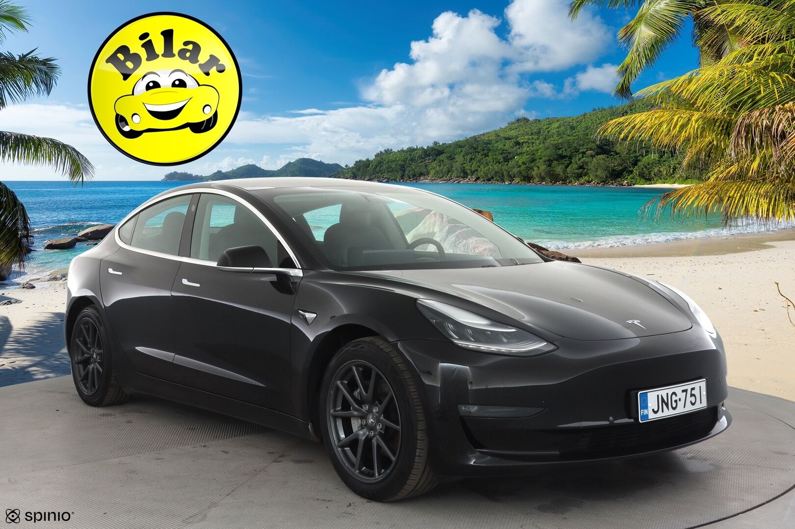 Tesla Model 3 2019 Long-Range Dual Motor AWD - | ACC | Lasikatto | Premium audio | Sähkönahat | Muistipenkki | LED | P.kamera | Akuston esilämmitys | Autosteer | 