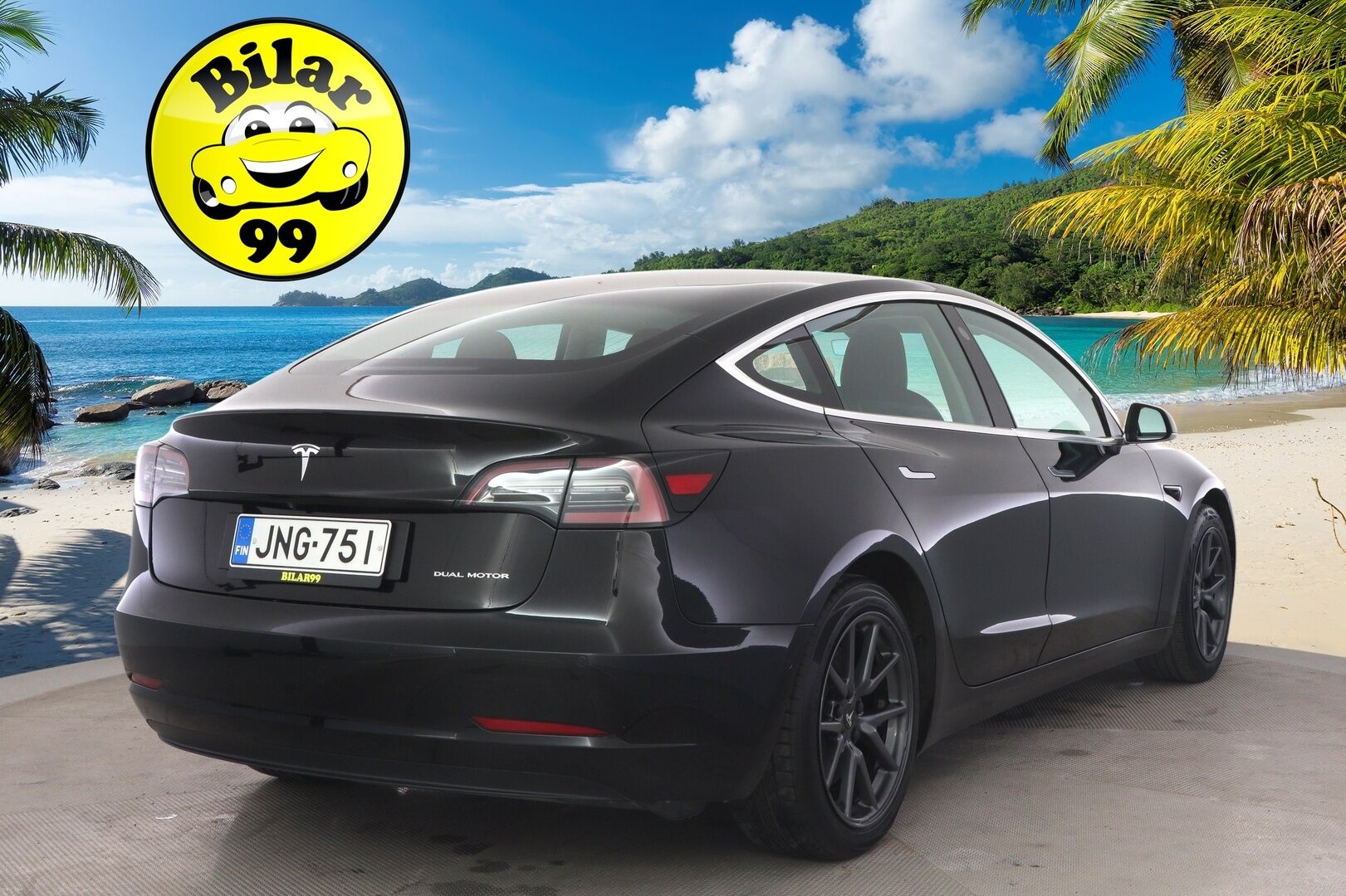 Tesla Model 3 2019 Long-Range Dual Motor AWD - *Autopilot / KeylessGo / Premium audio / Nahat / Lasikatto / P. kamera!*