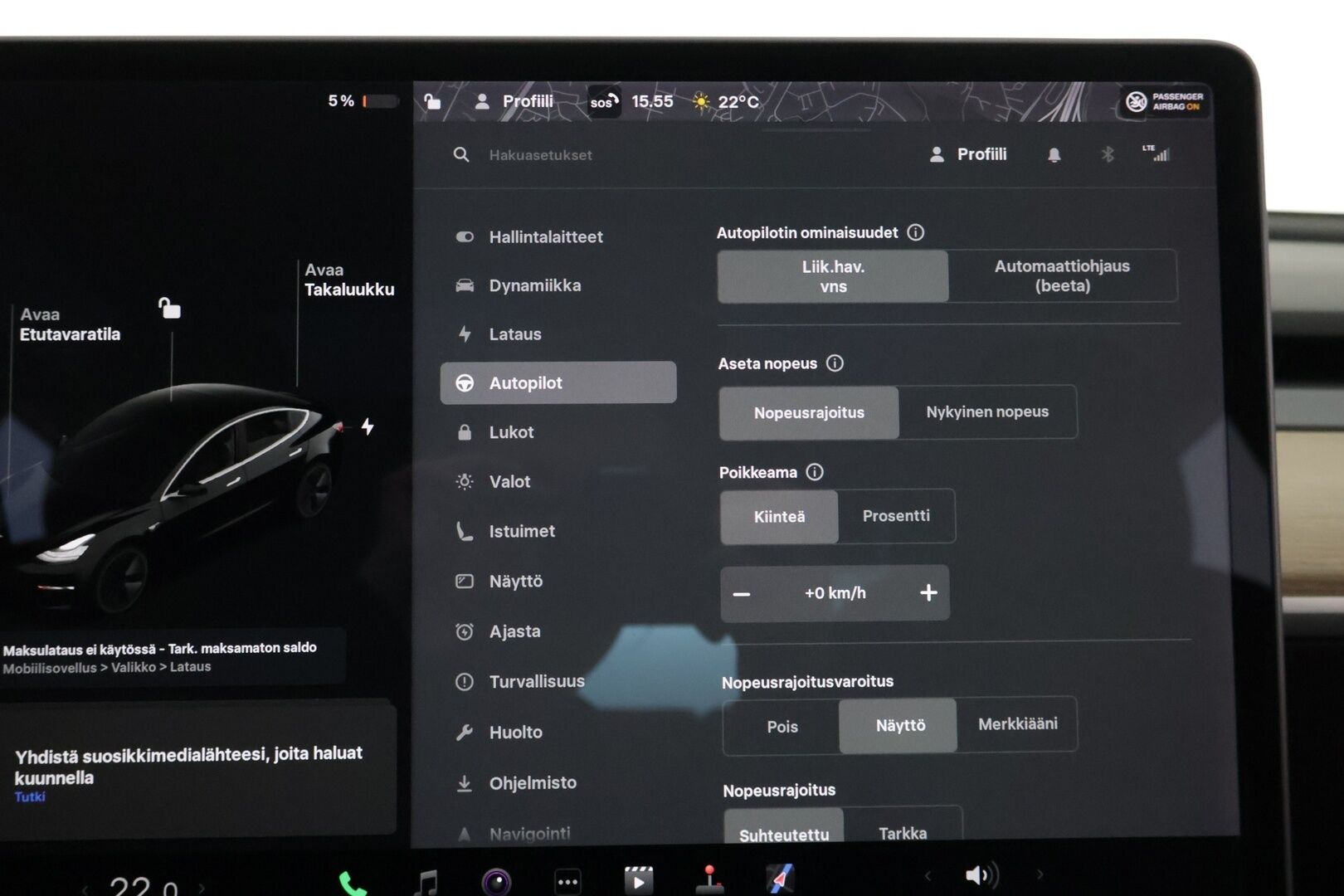 Tesla Model 3 2019 Long-Range Dual Motor AWD - *Autopilot / KeylessGo / Premium audio / Nahat / Lasikatto / P. kamera!*