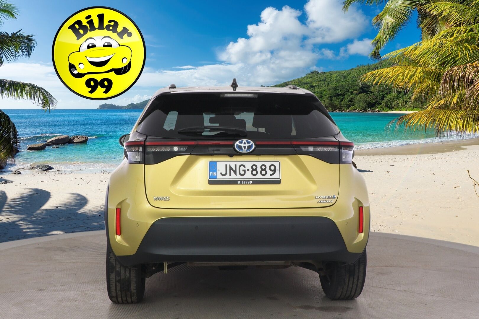 Toyota Yaris Cross 2023 1,5 Hybrid AWD-i Intense * 1.om Suomi-auto / P-kamera / Acc / Lohko s.pistokkeella / Isofix - Kahdet renkaat aluvanteilla / Vähän ajettu / Navi / Bitone kaksivärimaalaus - HULLUT AVAJAISHULINAT KORKOTARJOUS 3,29 %