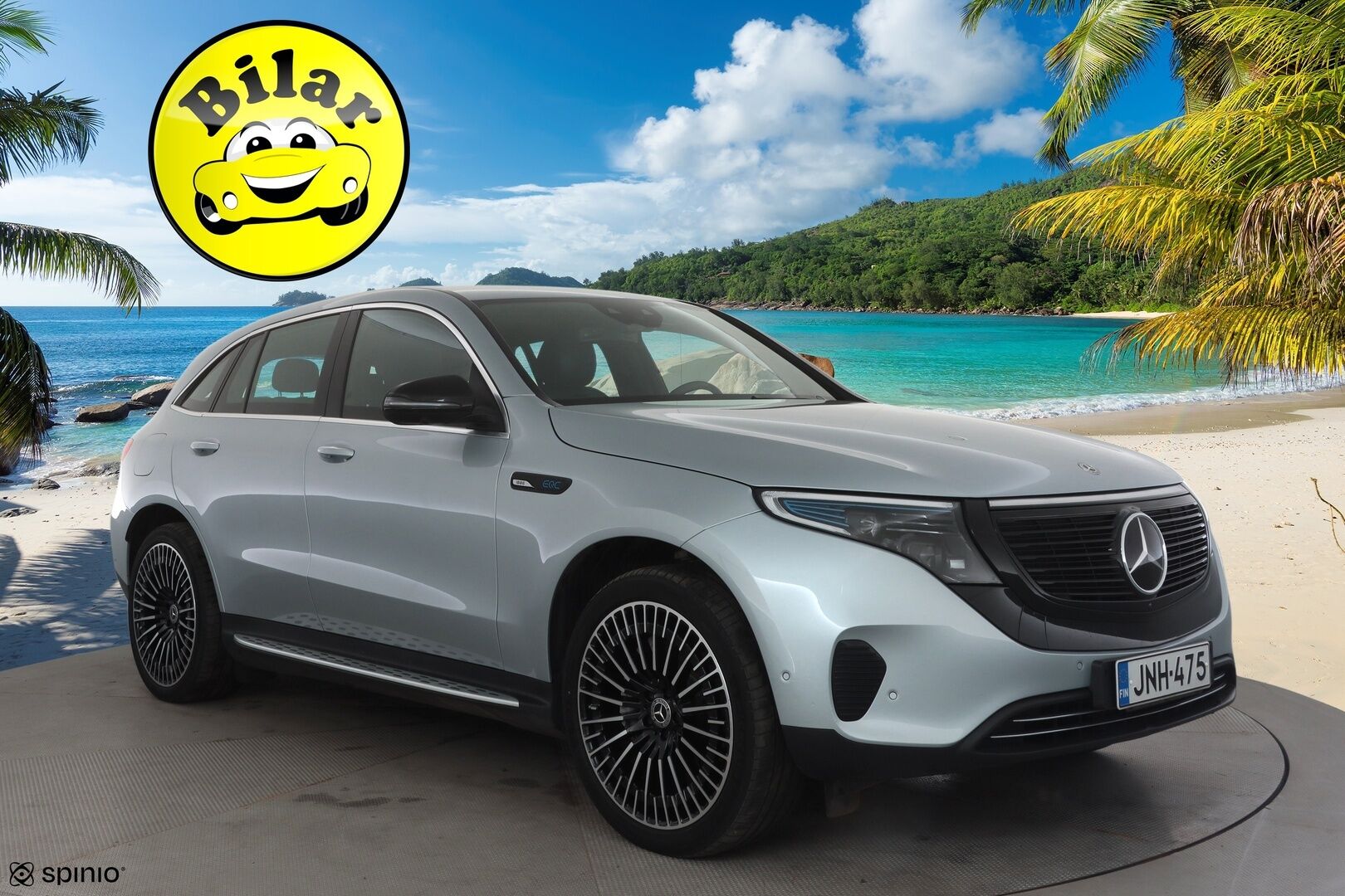 Mercedes-Benz EQC 2021 400 4Matic Edition 1886 - | Distronic+ | Akkukäyttöinen | Burmester | Widescreen | Lasikattoluukku | Muistipenkit | 360-Kamera | Keyless | Apple&Android | Kahdet Renkaat |