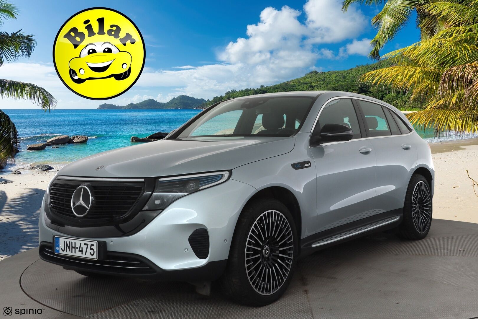 Mercedes-Benz EQC 2021 400 4Matic Edition 1886 - | Distronic+ | Akkukäyttöinen | Burmester | Widescreen | Lasikattoluukku | Muistipenkit | 360-Kamera | Keyless | Apple&Android | Kahdet Renkaat |