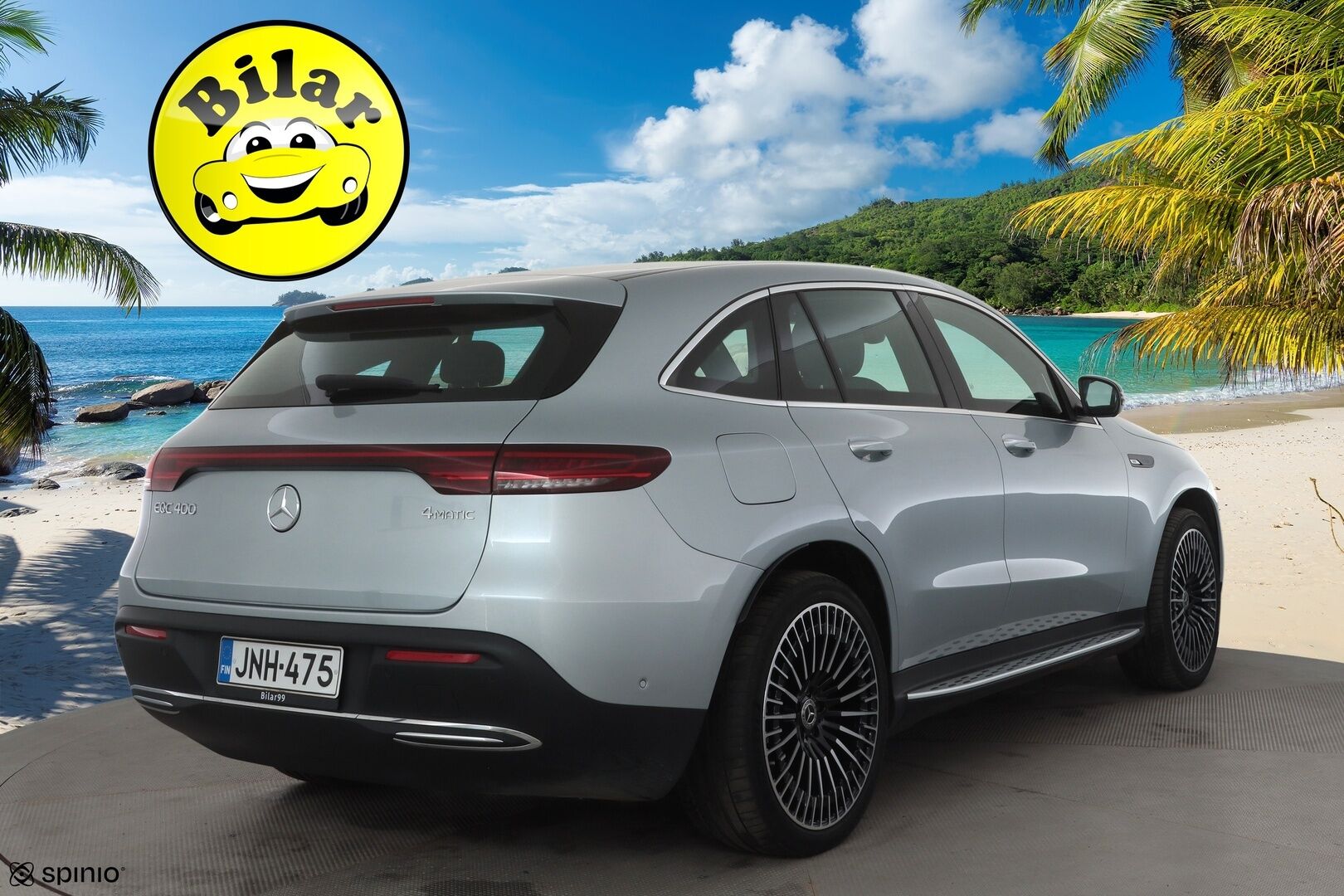 Mercedes-Benz EQC 2021 400 4Matic Edition 1886 - | Distronic+ | Akkukäyttöinen | Burmester | Widescreen | Lasikattoluukku | Muistipenkit | 360-Kamera | Keyless | Apple&Android | Kahdet Renkaat |
