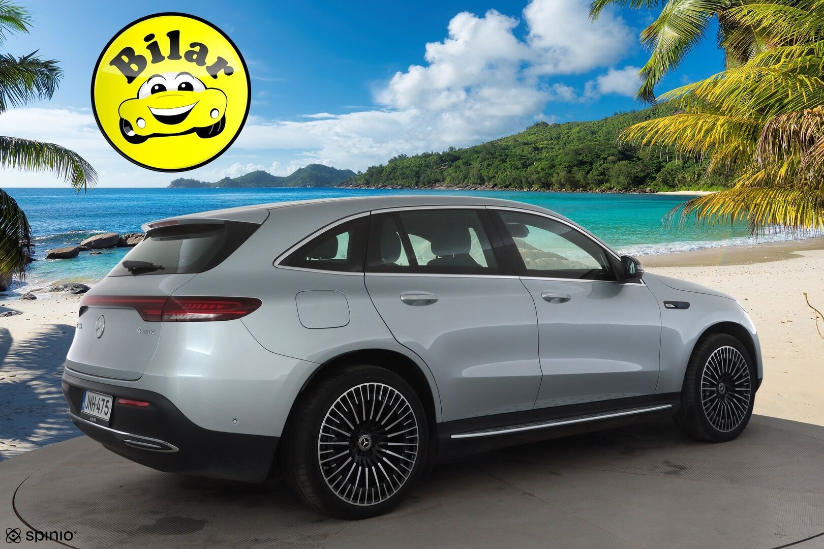 Mercedes-Benz EQC 2021 400 4Matic Edition 1886 - | Distronic+ | Akkukäyttöinen | Burmester | Widescreen | Lasikattoluukku | Muistipenkit | 360-Kamera | Keyless | Apple&Android | Kahdet Renkaat |