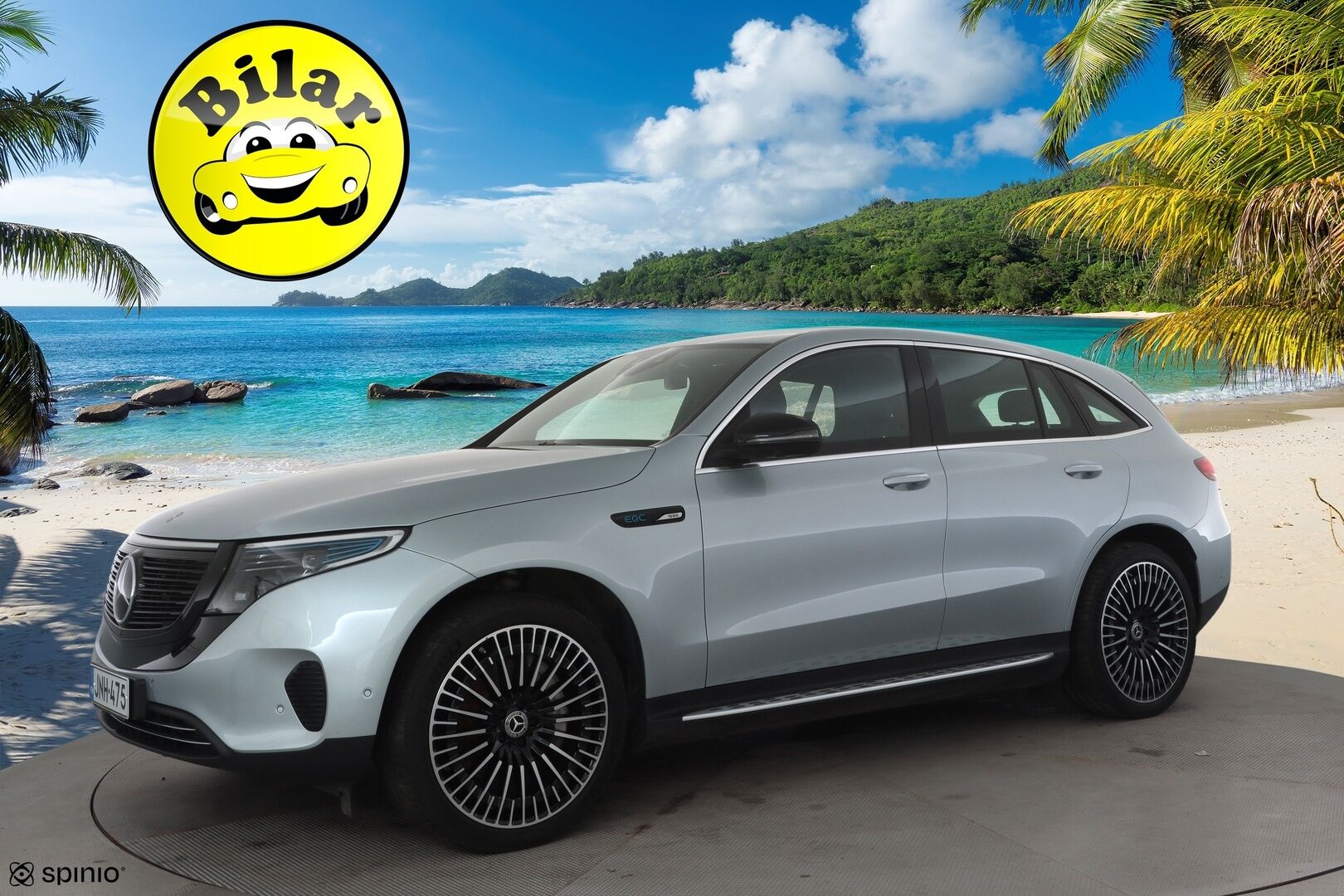 Mercedes-Benz EQC 2021 400 4Matic Edition 1886 - | Distronic+ | Akkukäyttöinen | Burmester | Widescreen | Lasikattoluukku | Muistipenkit | 360-Kamera | Keyless | Apple&Android | Kahdet Renkaat |