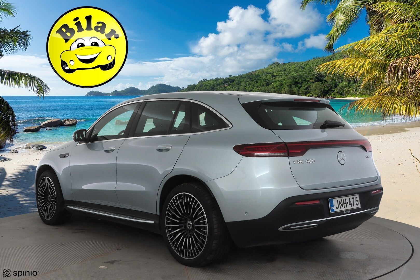 Mercedes-Benz EQC 2021 400 4Matic Edition 1886 - | Distronic+ | Akkukäyttöinen | Burmester | Widescreen | Lasikattoluukku | Muistipenkit | 360-Kamera | Keyless | Apple&Android | Kahdet Renkaat |
