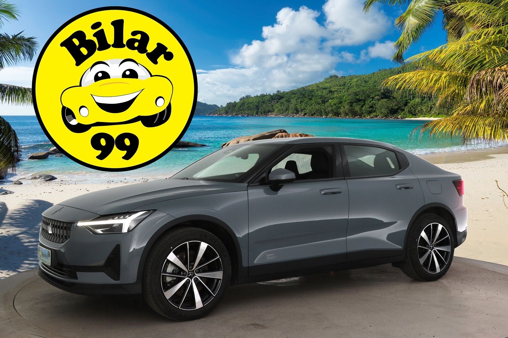 POLESTAR 2 2022 Standard Range Single Motor, 170kW, 64kWh - *Digimittaristo / KeylessGo / P.Kamera / Navi / Carplay / Sähköluukku*