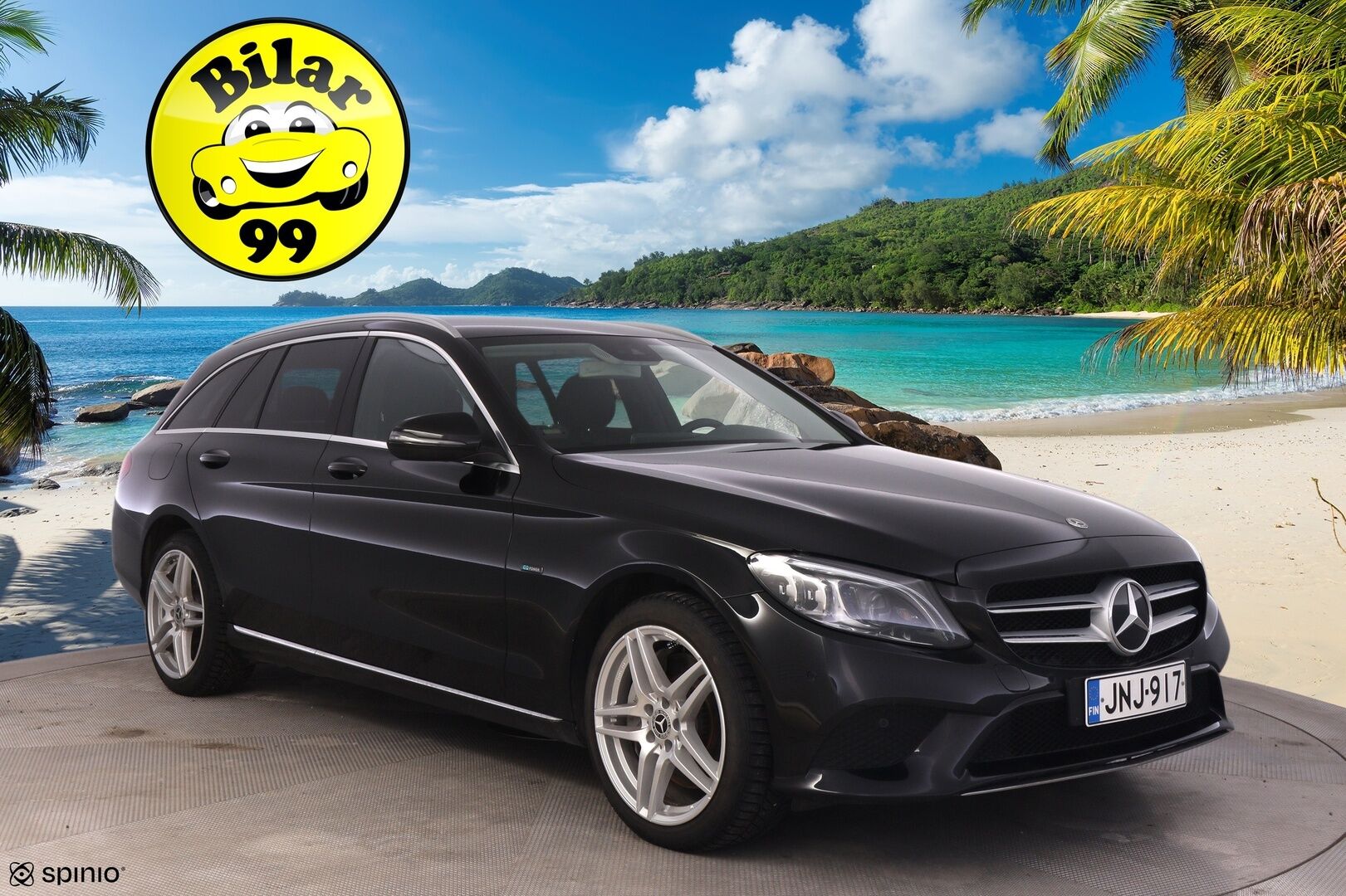 Mercedes-Benz C 2020 300 de T A Business Avantgarde Edition EQ Power *DTR / Akkukäyttöinen lisälämmitin / Adapt.LED / Sport Istuimet* - Kahdet asialliset renkaat / Tutkat edessä ja takana! 