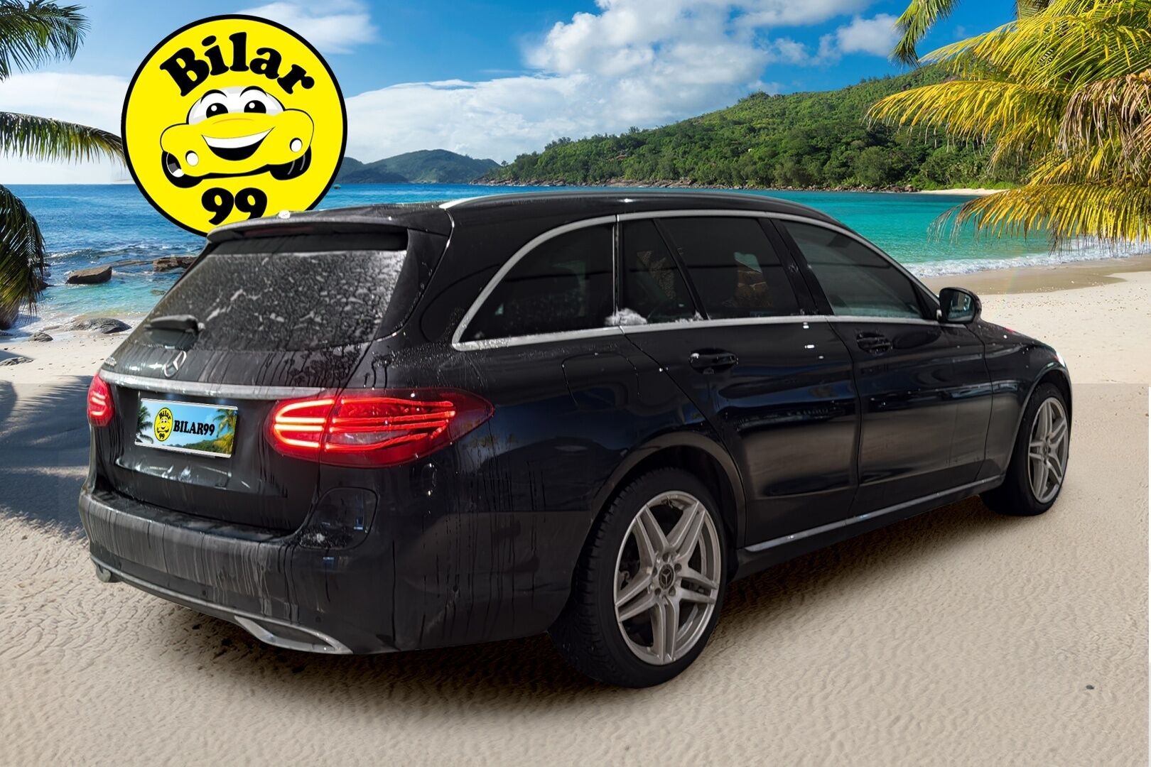 Mercedes-Benz C 2020 C 300 de Farmari (AC) 5ov *Akkukäyttöinen lisälämmitin / ACC / Adapt.LED / Sport Istuimet* - Kahdet asialliset renkaat / Tutkat edessä ja takana! 