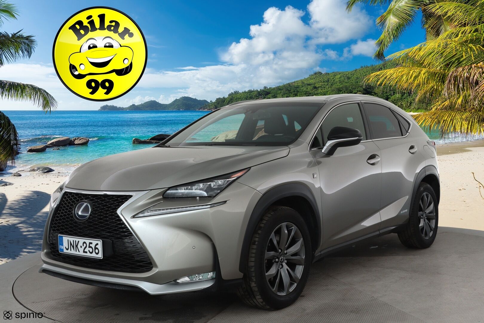 Lexus NX 2017 300h Hybrid A AWD F Sport **HUD / Adapt.Vakkari / LED-valot / P.kamera / Lasikattoluukku /  Nahkaverhoilu / Navi** - Kahdet Renkaat