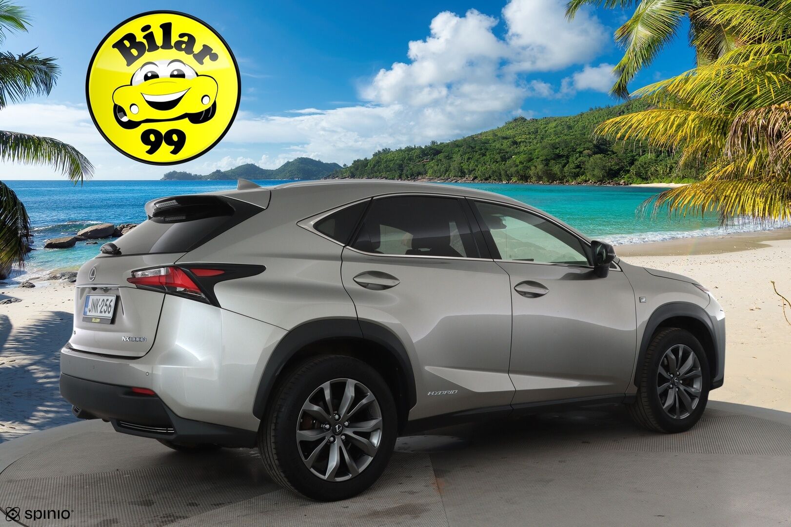 Lexus NX 2017 300h Hybrid A AWD F Sport **HUD / Adapt.Vakkari / LED-valot / P.kamera / Lasikattoluukku /  Nahkaverhoilu / Navi** - Kahdet Renkaat