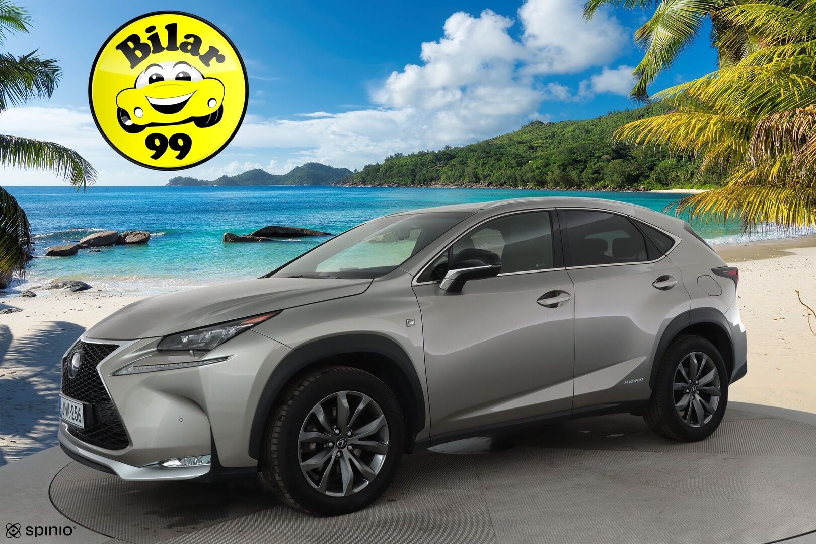 Lexus NX 2017 300h Hybrid A AWD F Sport **HUD / Adapt.Vakkari / LED-valot / P.kamera / Lasikattoluukku /  Nahkaverhoilu / Navi** - Kahdet Renkaat
