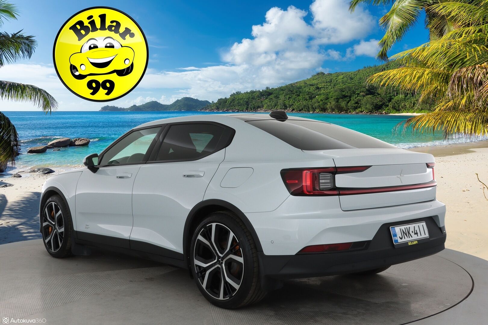 Polestar 2 2022 Long Range Dual Motor Performance, 300kW, 78kWh **Lämpöpumppu / Koukku / HarmanKardon / Lasikatto / Muistipenkki / 360 Kamera / Apple&Android / Keyless** - 3,99 % KORKOTARJOUS TÄHÄN AUTOON - Performance & Pilot & Plus -paketit / Akku kuntotarkistettu / Kahdet vanteet