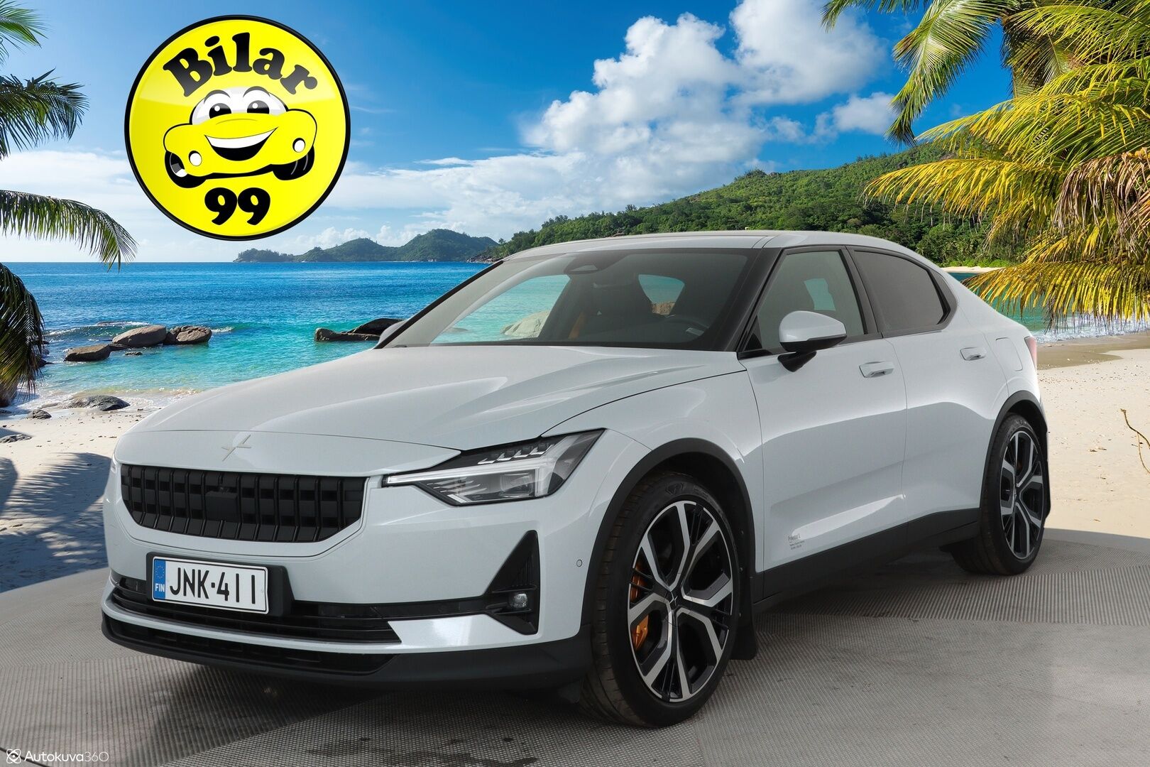 Polestar 2 2022 Long Range Dual Motor Performance, 300kW, 78kWh **Lämpöpumppu / Koukku / HarmanKardon / Lasikatto / Muistipenkki / 360 Kamera / Apple&Android / Keyless** - 3,99 % KORKOTARJOUS TÄHÄN AUTOON - Performance & Pilot & Plus -paketit / Akku kuntotarkistettu / Kahdet vanteet