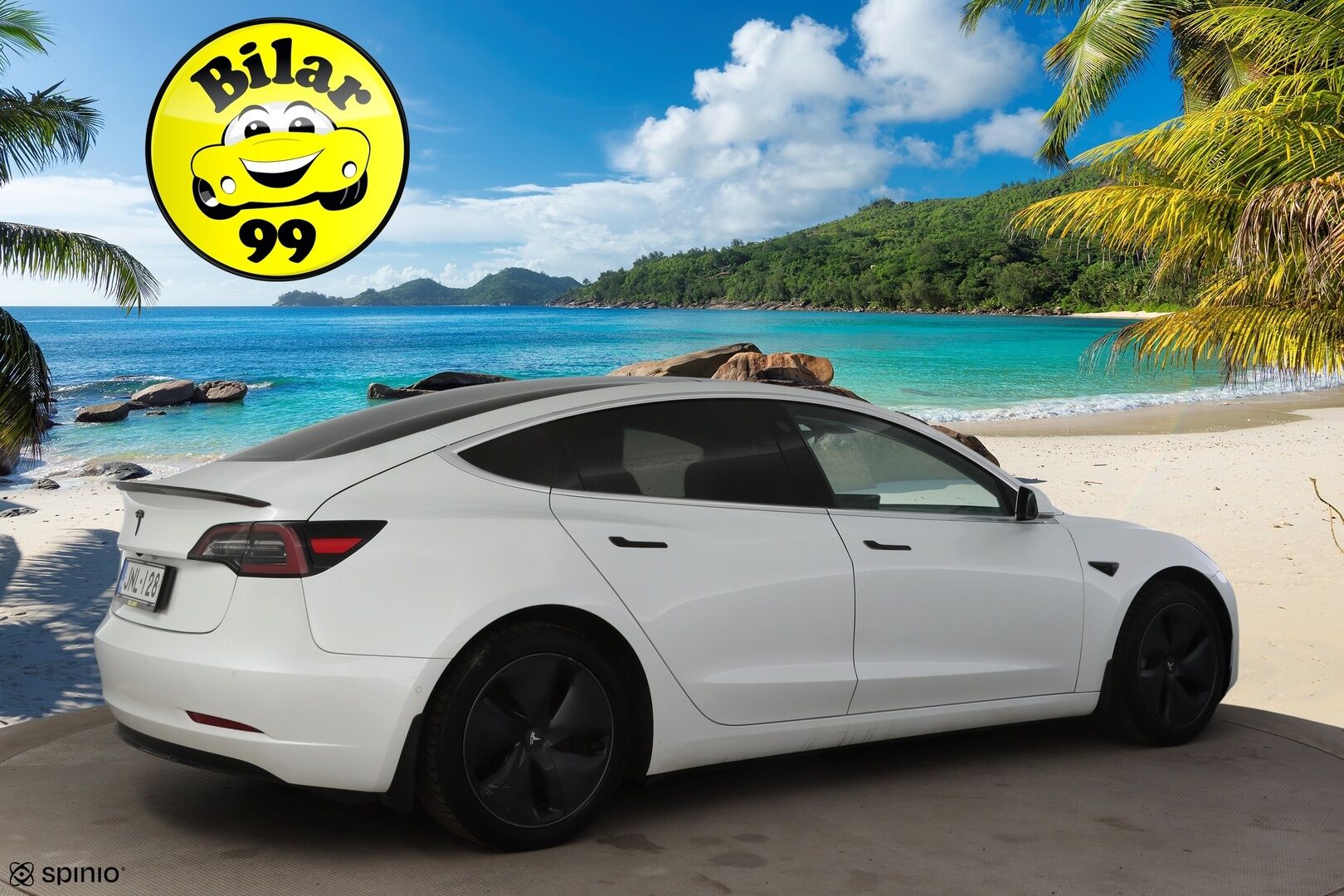 Tesla MODEL 3 2019 Standard RWD Plus ** 2x renkaat & vanteet / FSD / LED / Premium Audio ** - *Katsastus voimassa 11.6.2026 saakka! / Fiksut kilometrit!* - HULLUT JOULUT KORKOTARJOUS 2,49% 