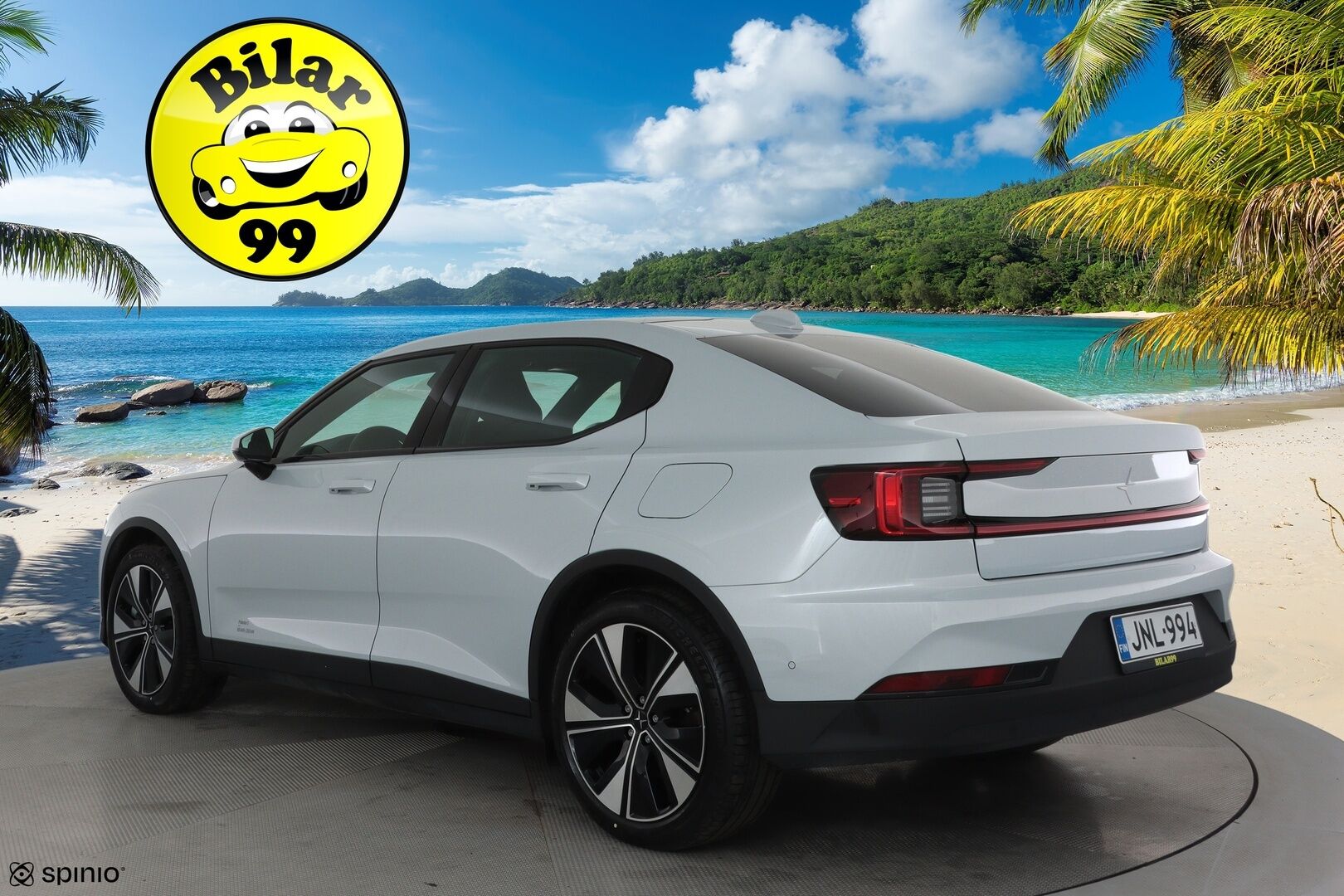 Polestar 2 2024 Standard range Single motor Plus Pack, 200kW, 69kWh **Facelift / Adapt.vakkari / H&K / Muistipenkki / Lasikatto** - 3,99 % KORKOTARJOUS TÄHÄN AUTOON 31.8. ASTI! - 1.Om Suomi-auto / Kahdet renkaat aluvanteilla / 360º / Navi / KeylessGo / Pixel-LED / Digimittaristo / Lämpöpumppu