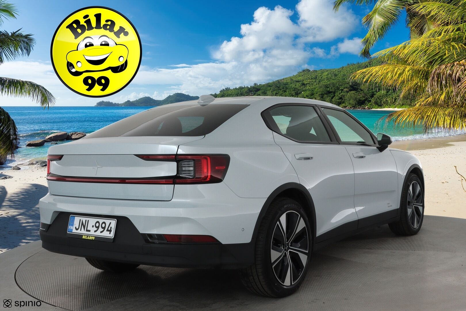 Polestar 2 2024 Standard range Single motor Plus Pack, 200kW, 69kWh **Facelift / Adapt.vakkari / H&K / Muistipenkki / Lasikatto** - 3,99 % KORKOTARJOUS TÄHÄN AUTOON 31.8. ASTI! - 1.Om Suomi-auto / Kahdet renkaat aluvanteilla / 360º / Navi / KeylessGo / Pixel-LED / Digimittaristo / Lämpöpumppu