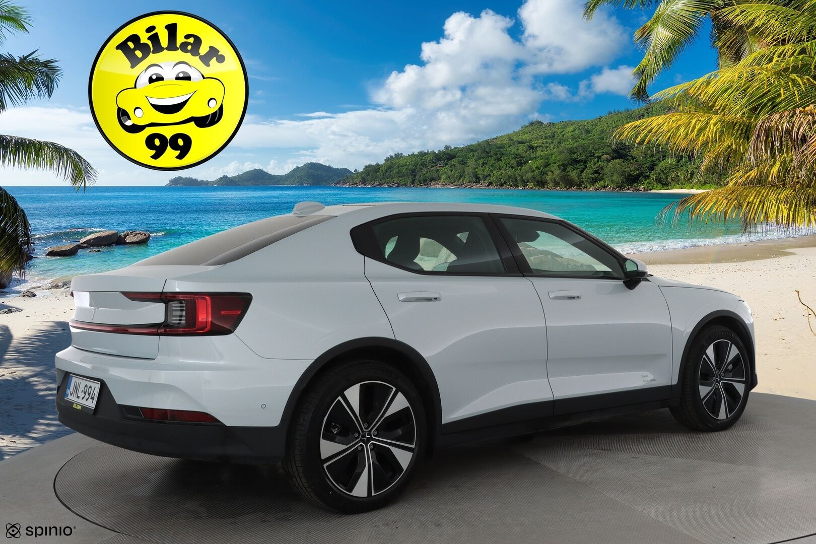 Polestar 2 2024 Standard range Single motor Plus Pack, 200kW, 69kWh **Facelift / Adapt.vakkari / H&K / Muistipenkki / Lasikatto** - 3,99 % KORKOTARJOUS TÄHÄN AUTOON 31.8. ASTI! - 1.Om Suomi-auto / Kahdet renkaat aluvanteilla / 360º / Navi / KeylessGo / Pixel-LED / Digimittaristo / Lämpöpumppu
